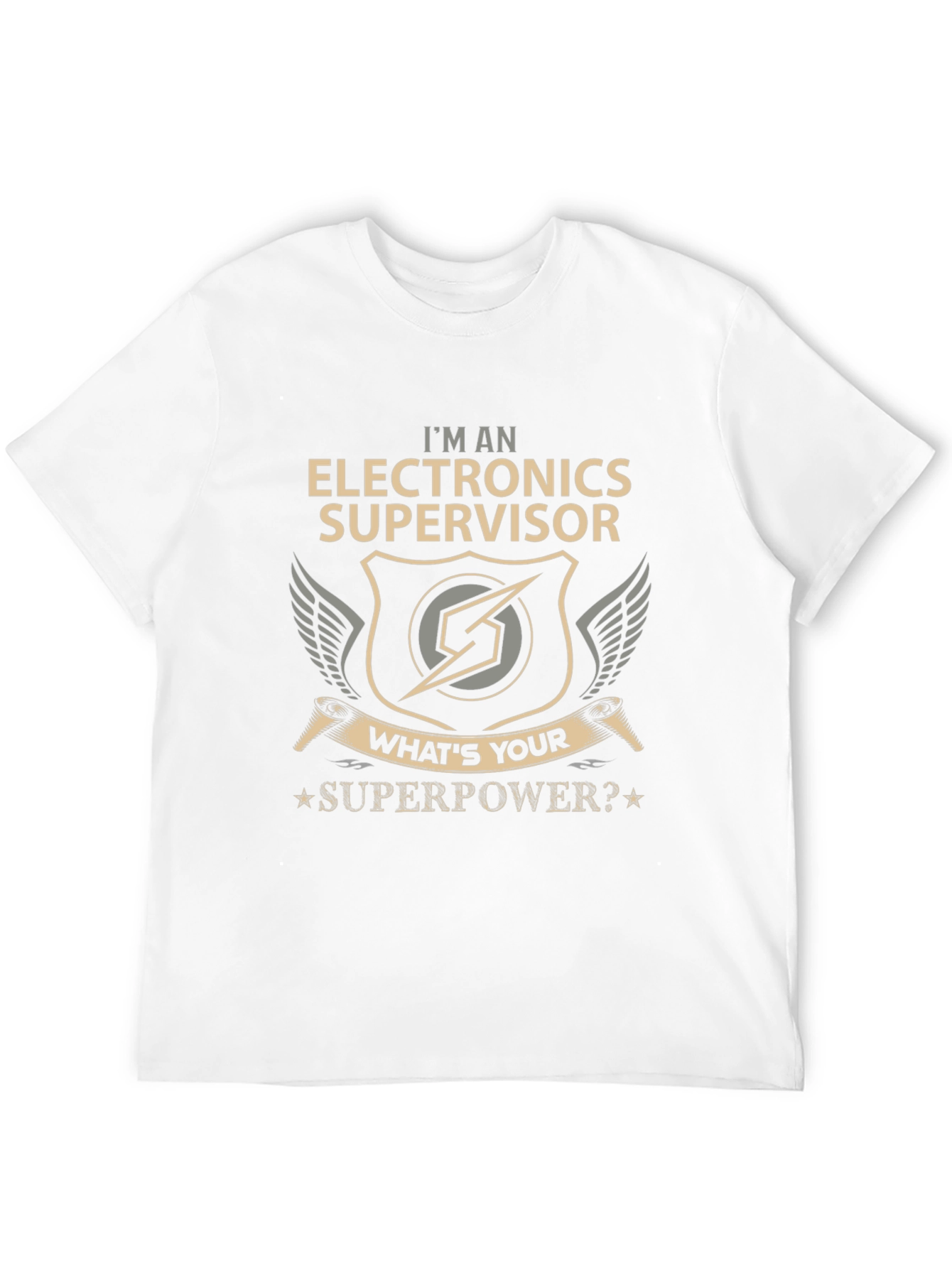 Electronics Supervisor Superpower T-Shirt
