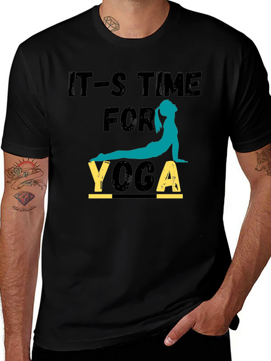 Yoga Time Tee: Stylish Comfort for Workout or Relaxation