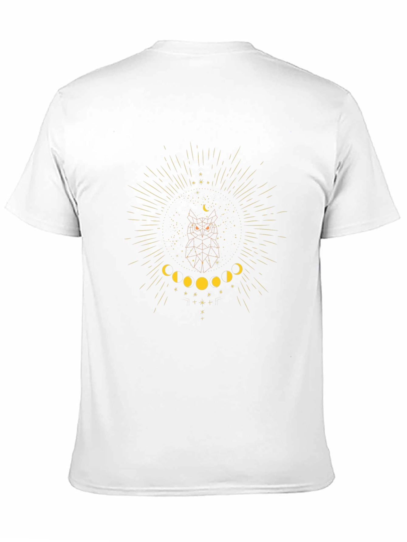 Celestial Owl Graphic Tee - Black