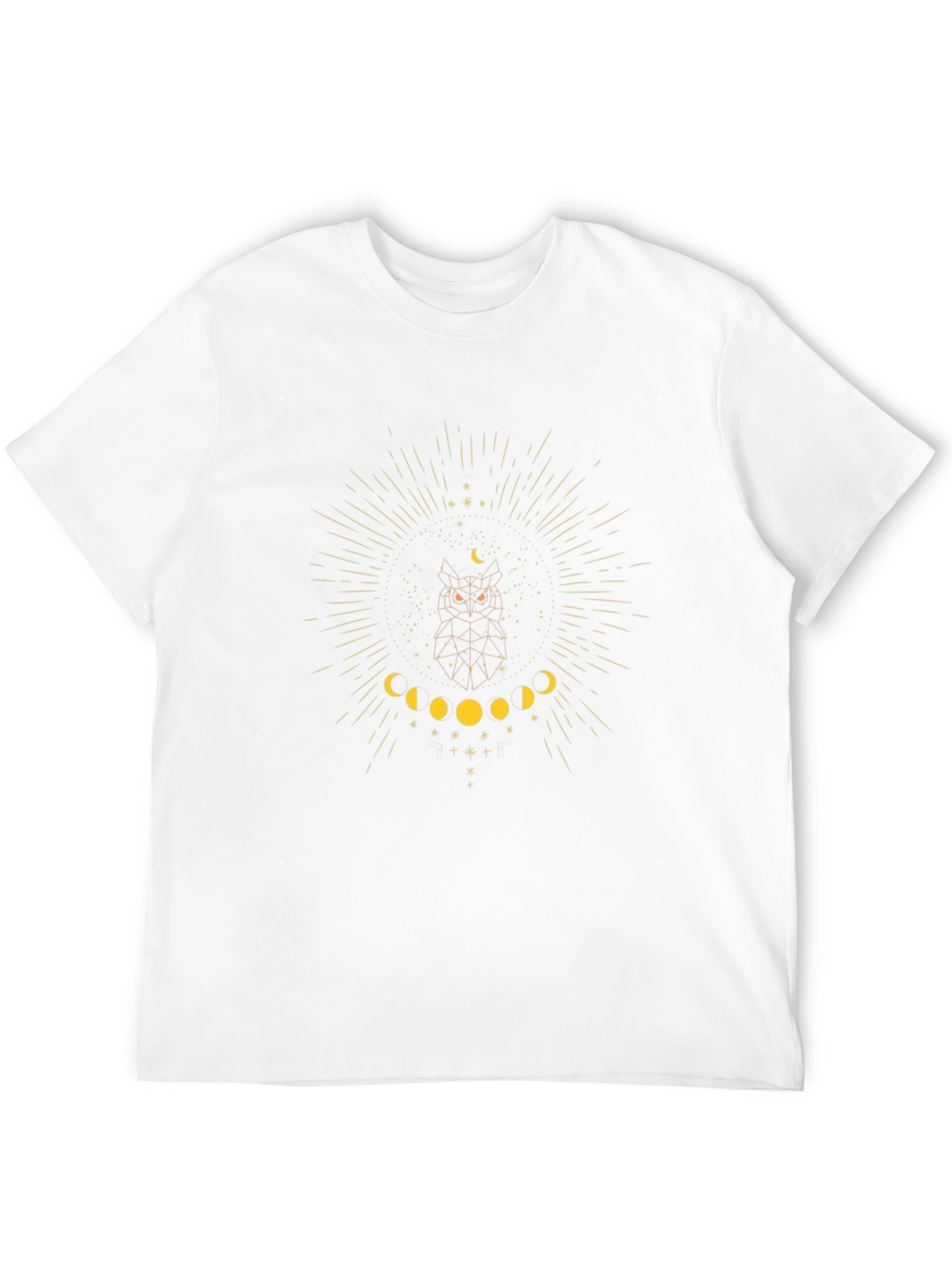 Celestial Owl Graphic Tee - Black
