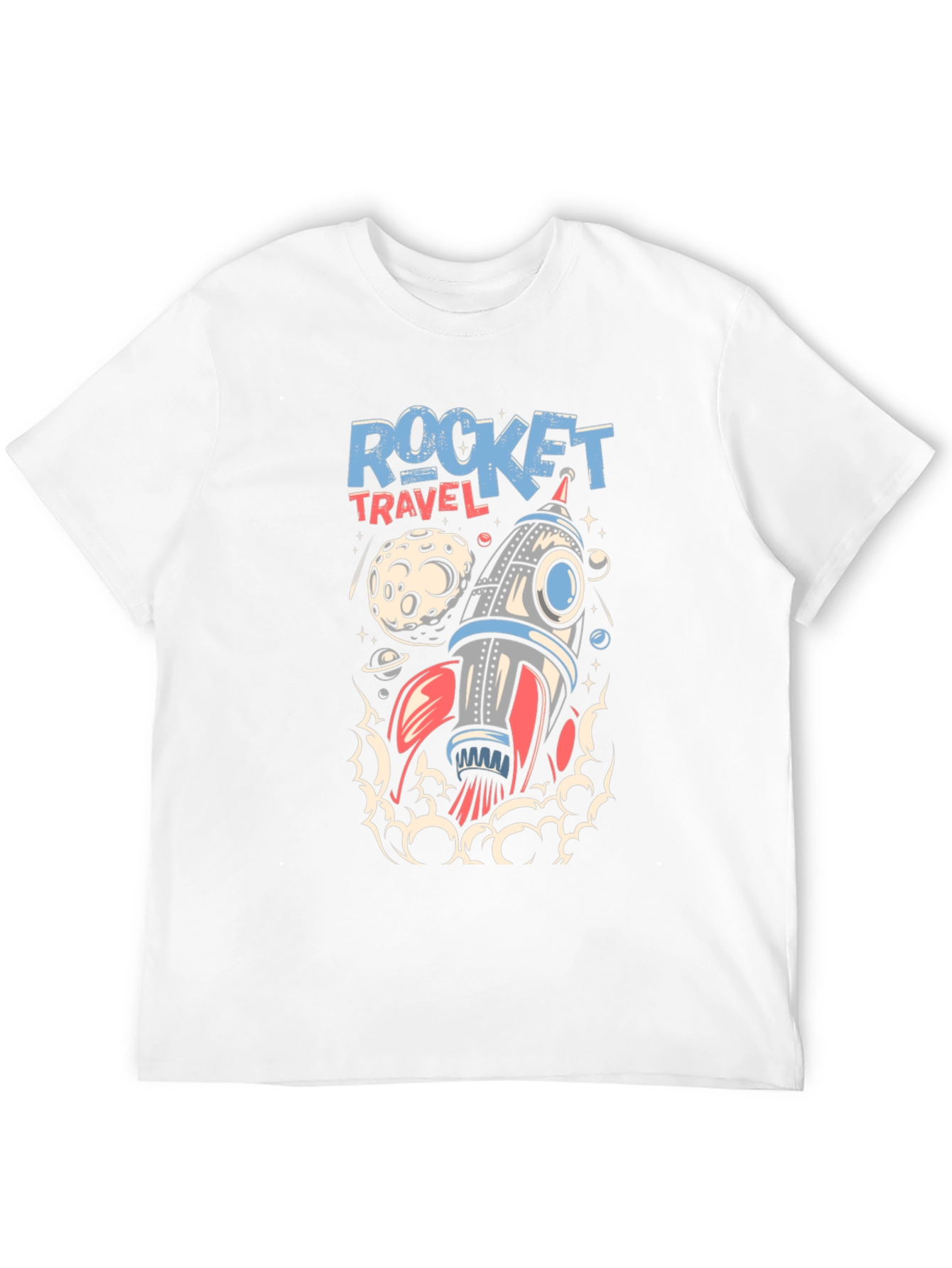 Rocket Travel T-Shirt - Space Adventure Tee