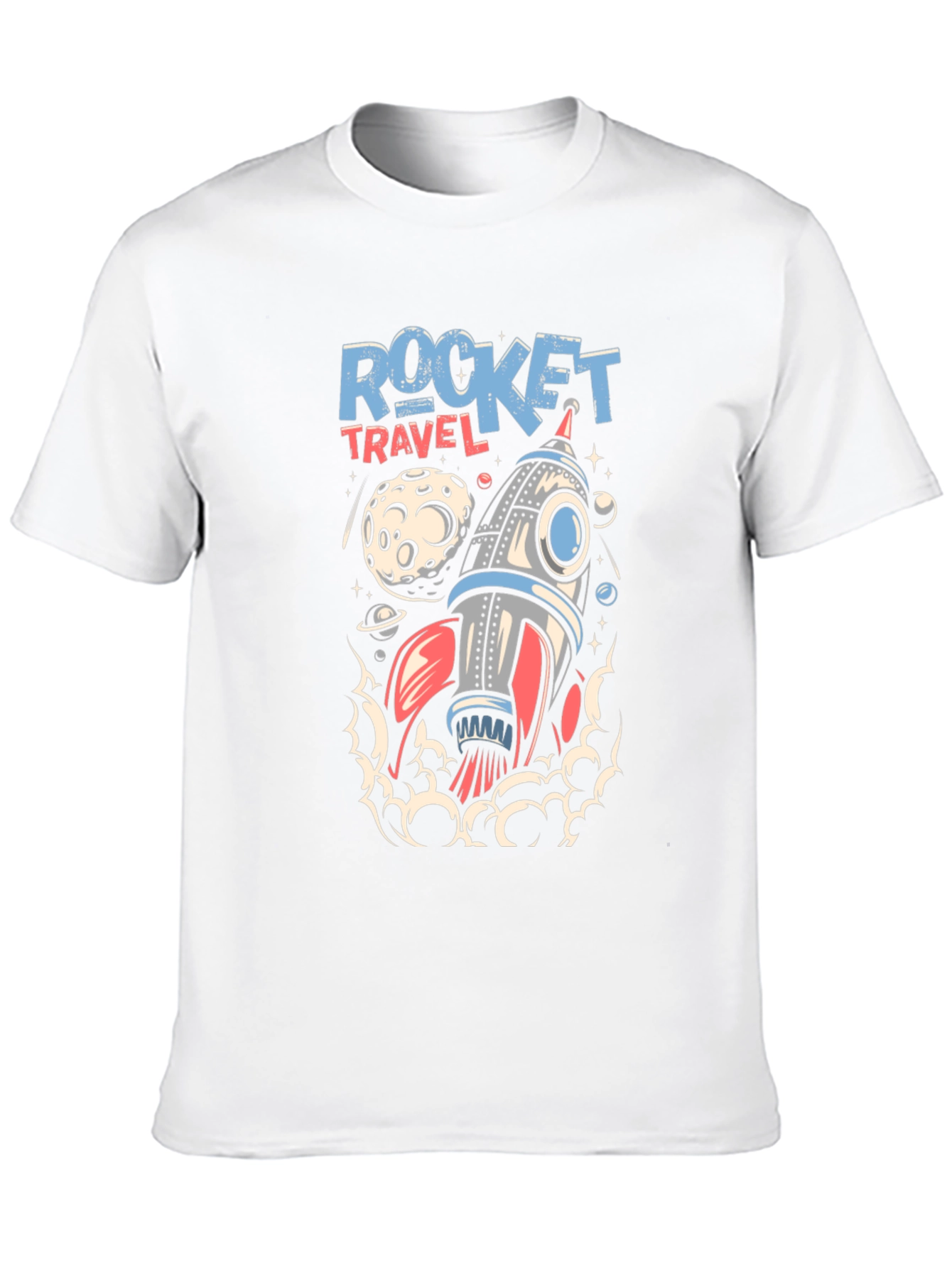Rocket Travel T-Shirt - Space Adventure Tee