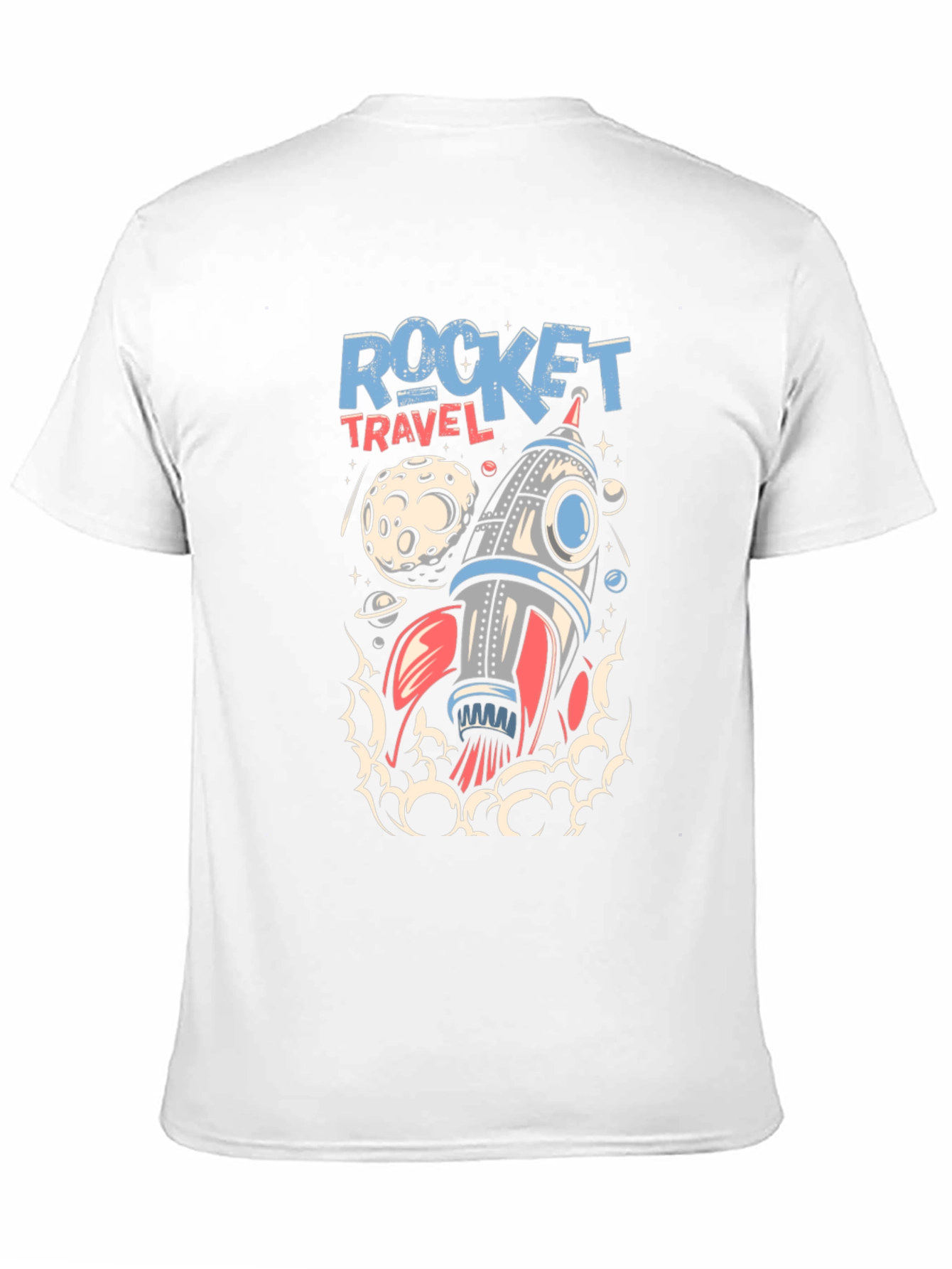 Rocket Travel T-Shirt - Space Adventure Tee