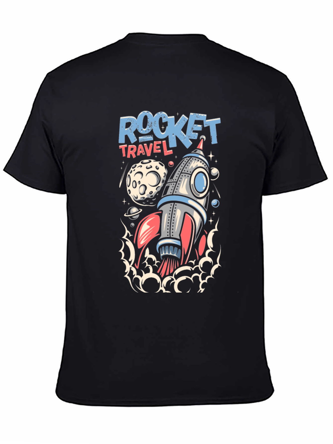 Rocket Travel T-Shirt - Space Adventure Tee