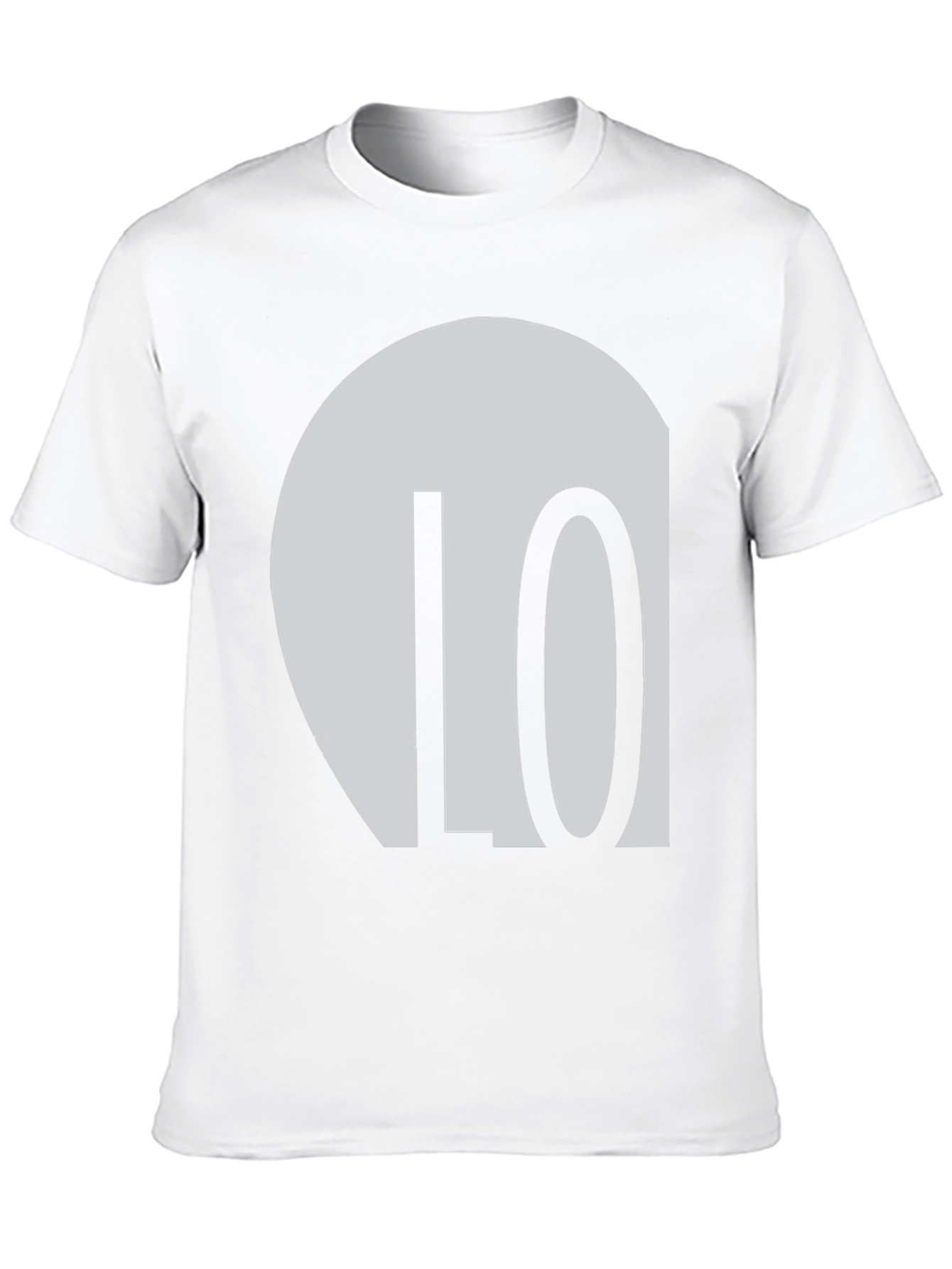 10 Graphic Tee - Modern Minimalist Design