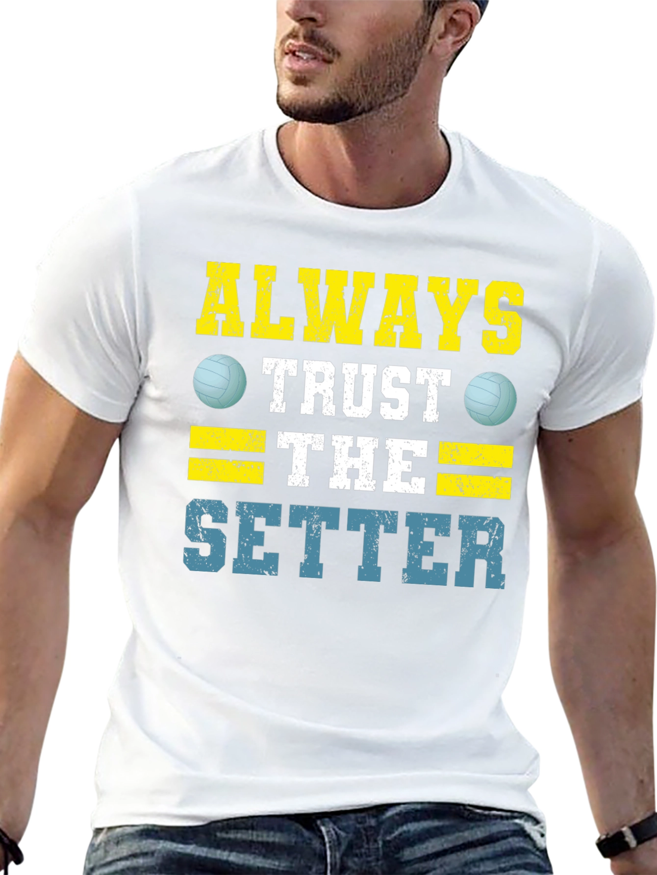 Always Trust The Setter Volleyball Graphic Tee