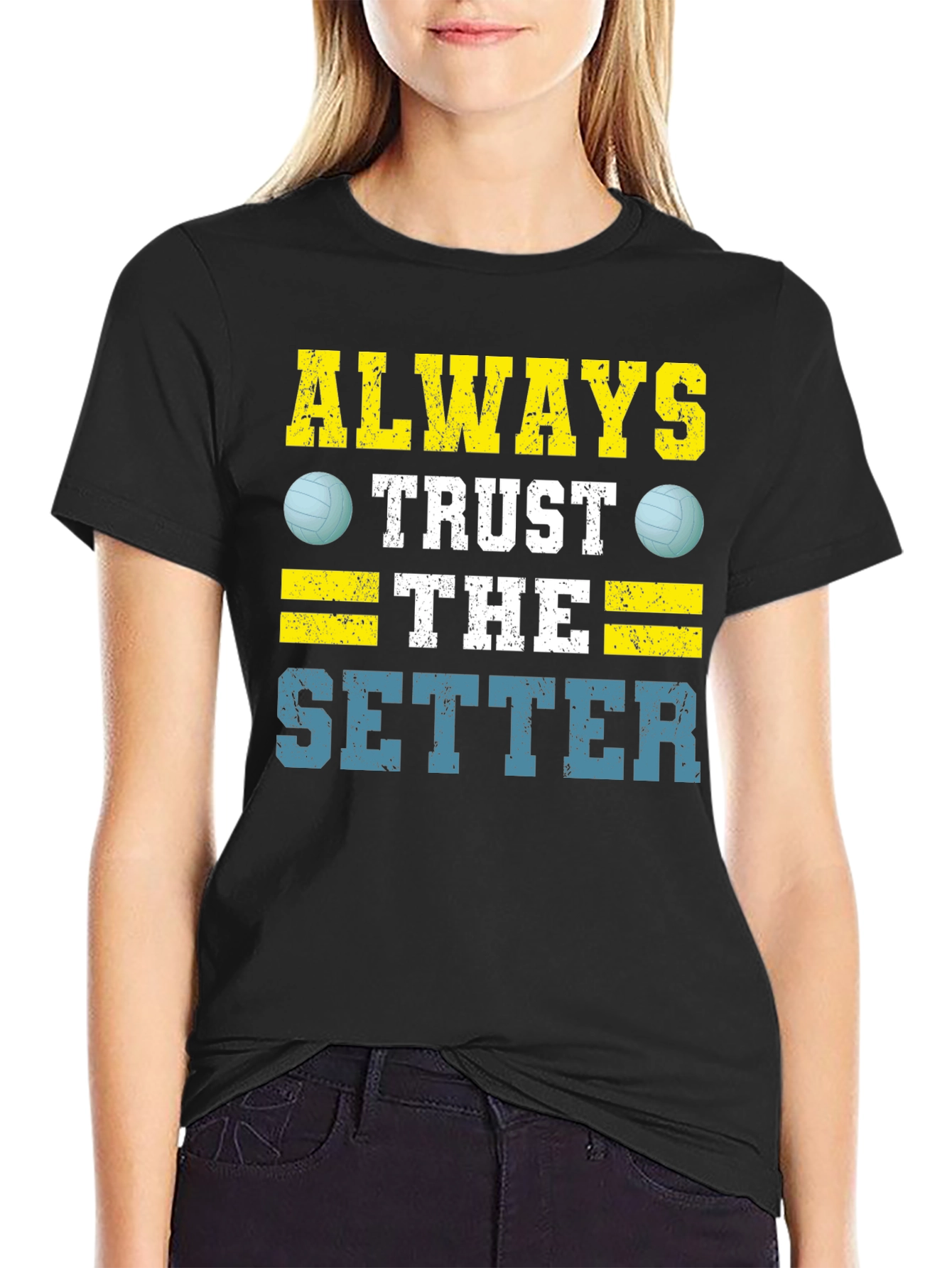 Always Trust The Setter Volleyball Graphic Tee
