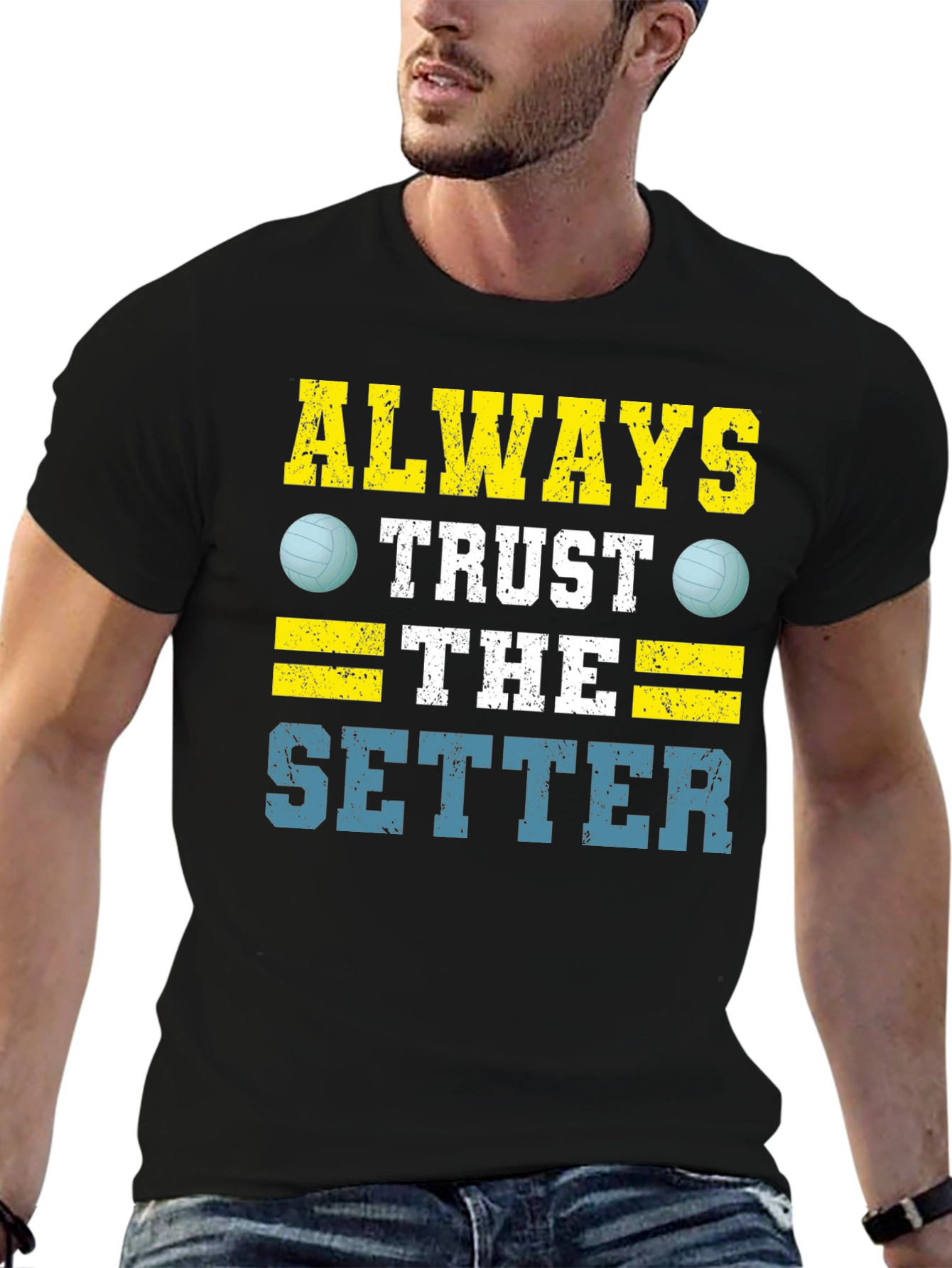Always Trust The Setter Volleyball Graphic Tee