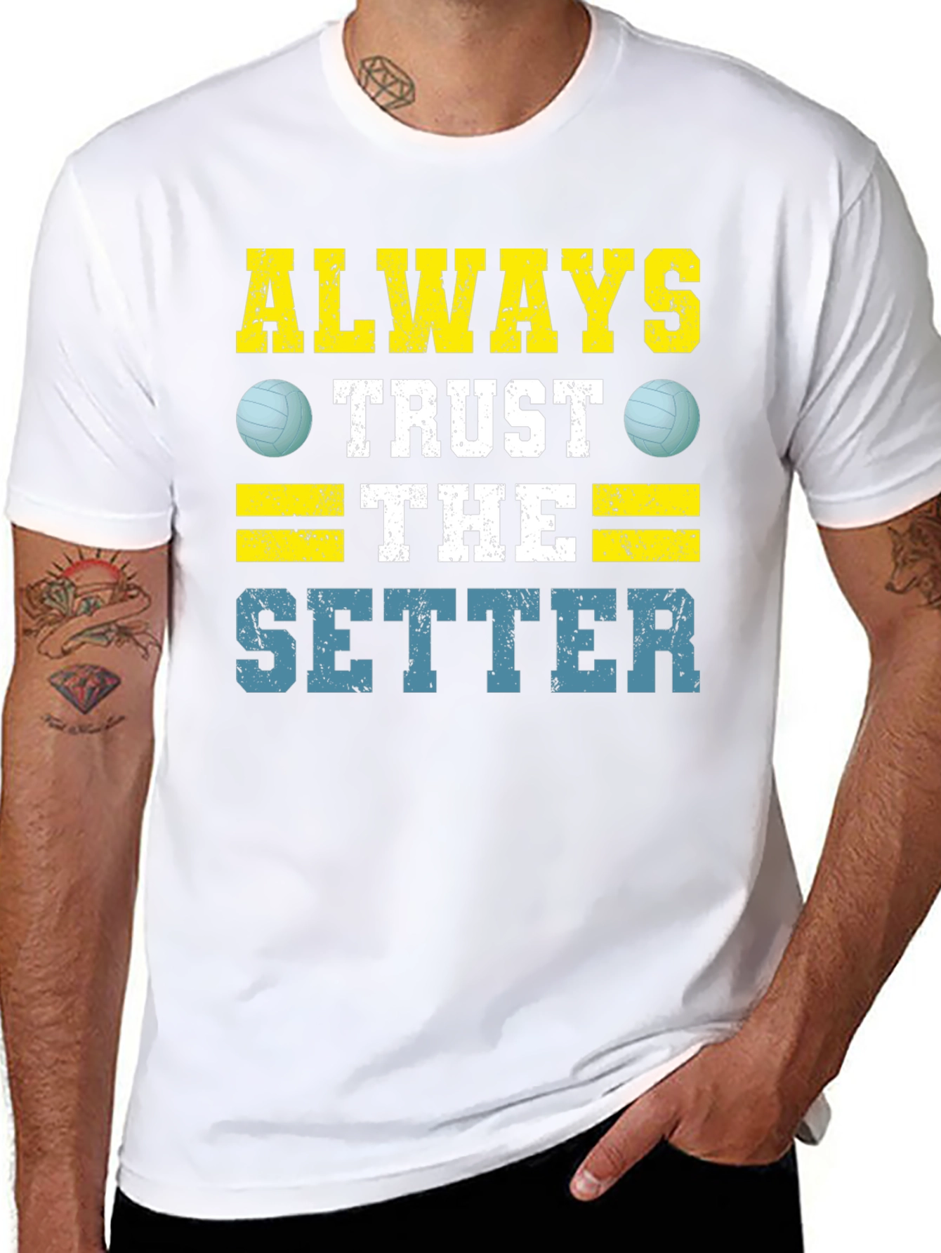 Always Trust The Setter Volleyball Graphic Tee