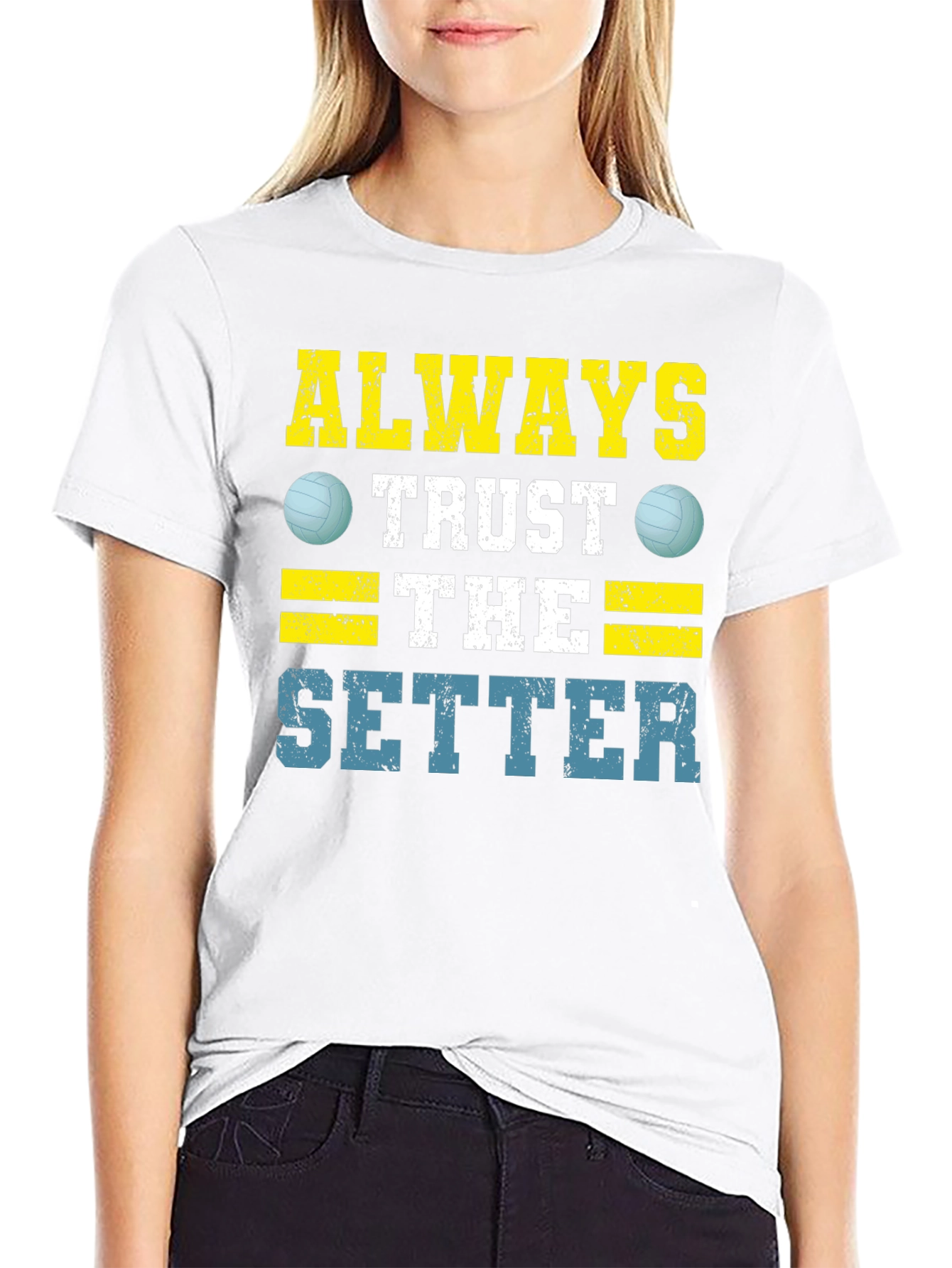 Always Trust The Setter Volleyball Graphic Tee