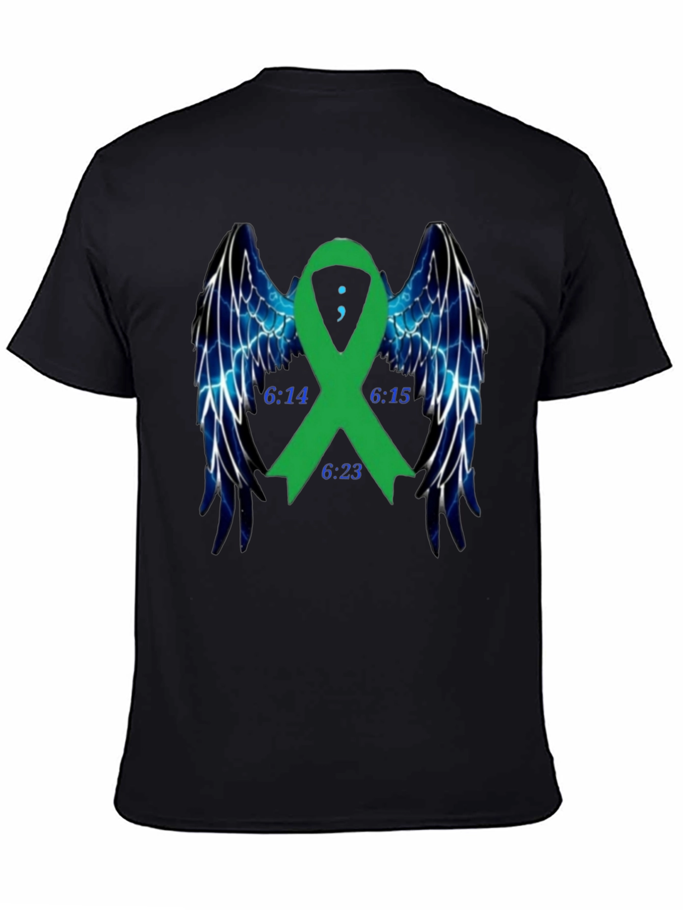 Wings & Ribbon T-Shirt: Hope & Remembrance