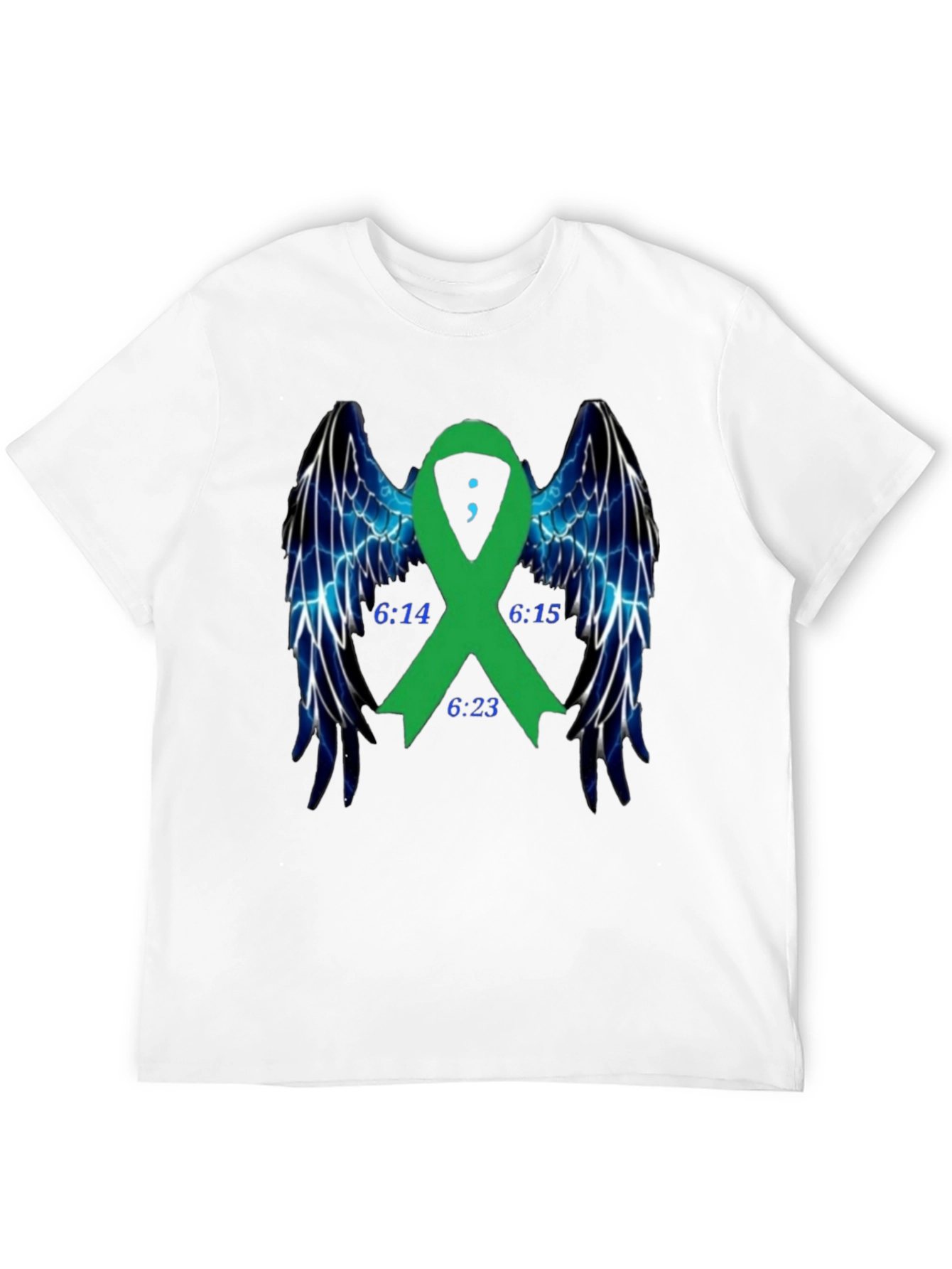 Wings & Ribbon T-Shirt: Hope & Remembrance