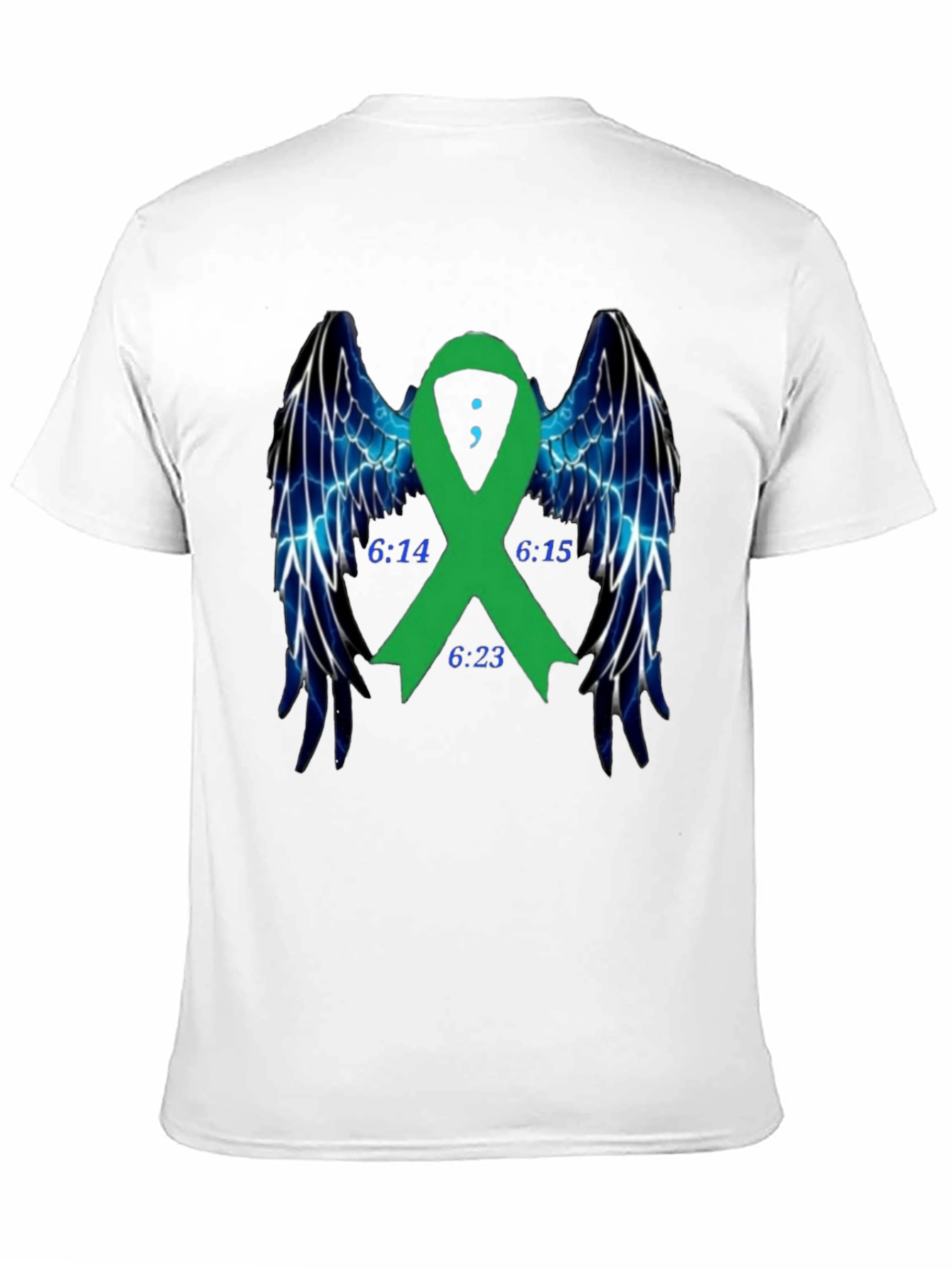 Wings & Ribbon T-Shirt: Hope & Remembrance