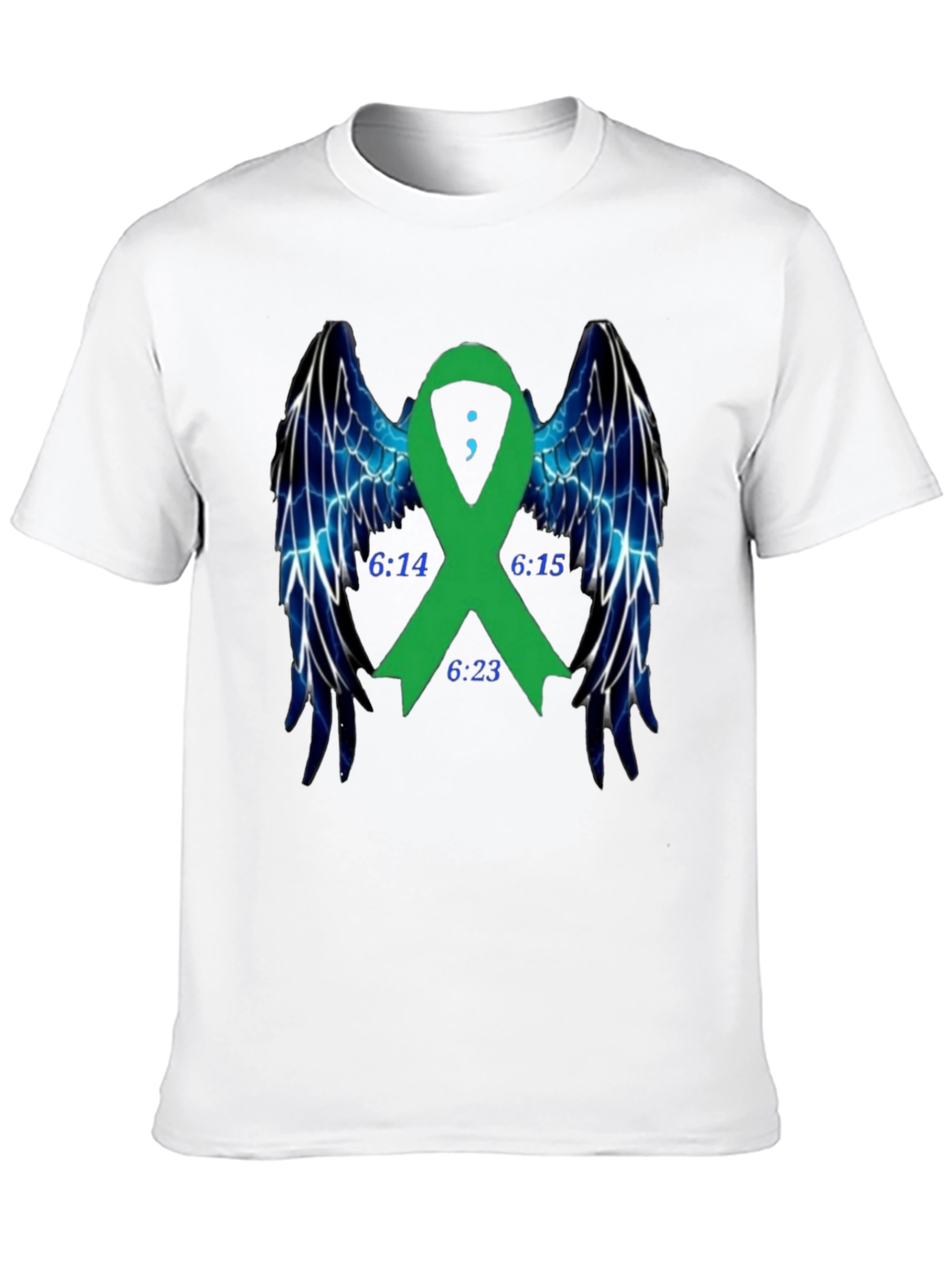 Wings & Ribbon T-Shirt: Hope & Remembrance