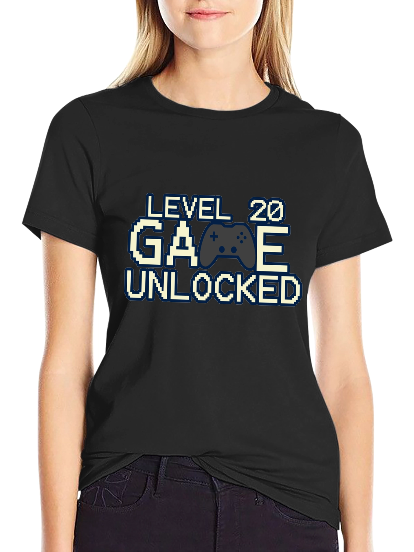 Level 20 Unlocked Gamer T-Shirt - Birthday Gift