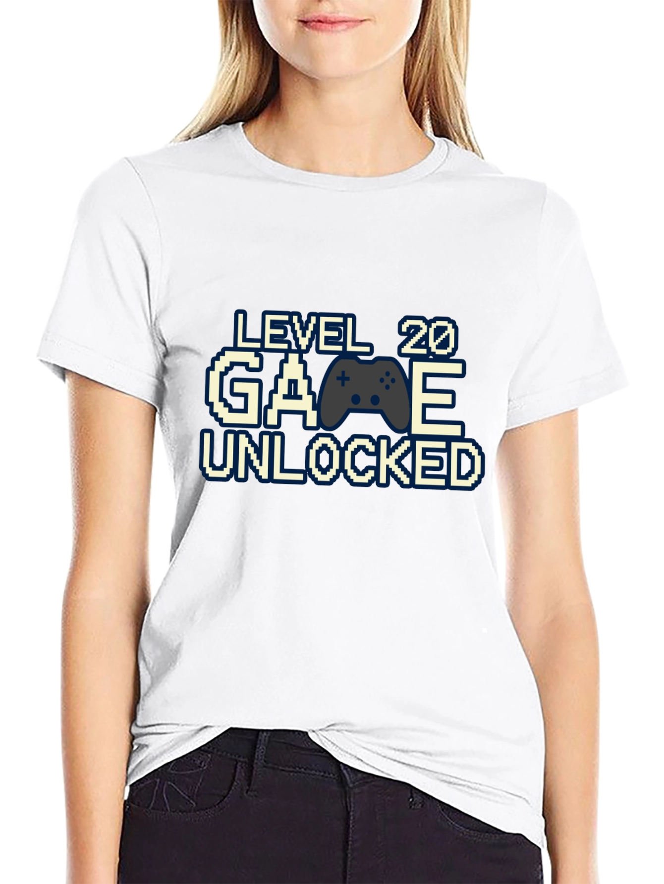 Level 20 Unlocked Gamer T-Shirt - Birthday Gift