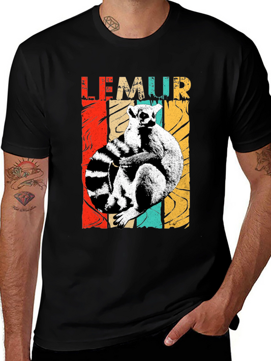 Lemur Graphic Print Tee