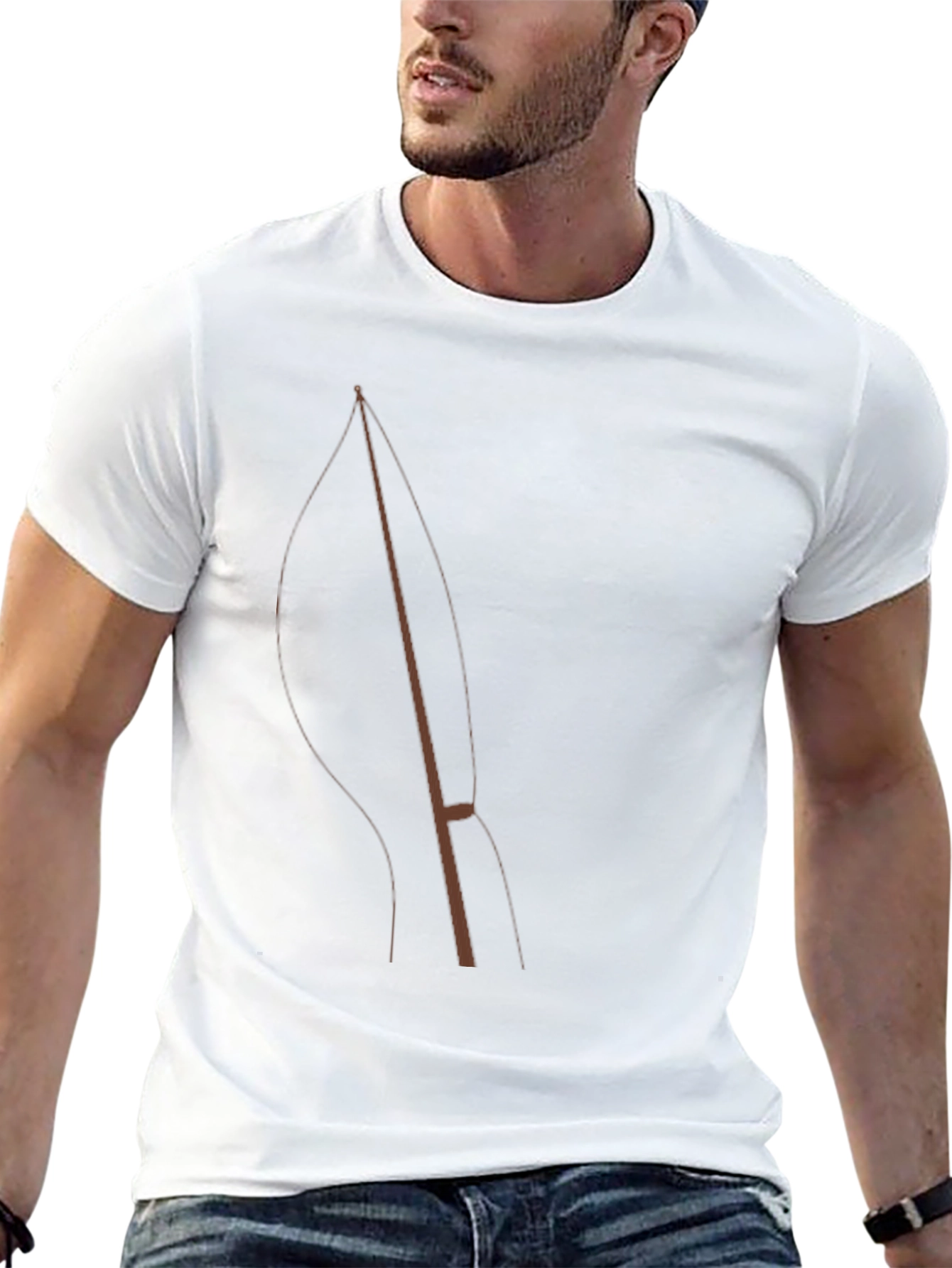 Minimalist Bow Hunting Arrow T-Shirt