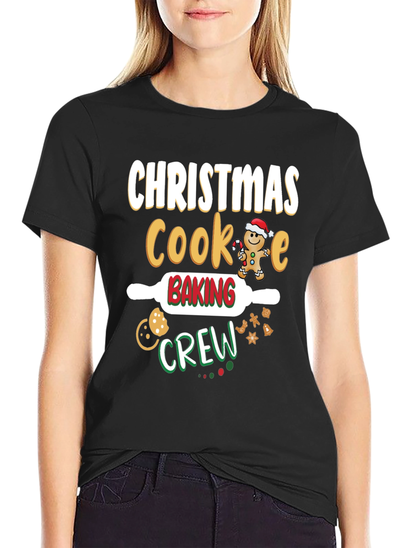 Christmas Cookie Baking Crew Graphic Tee
