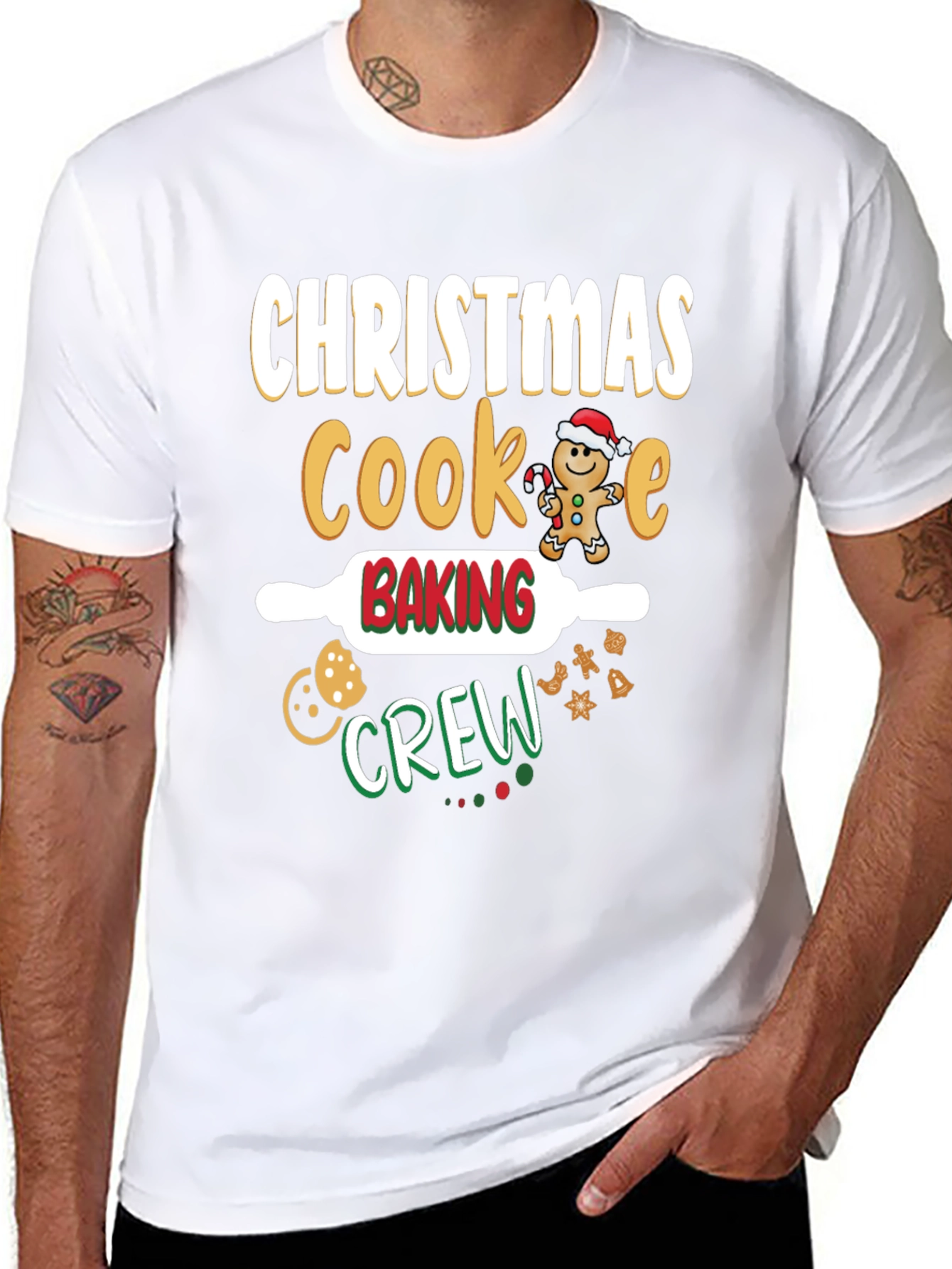 Christmas Cookie Baking Crew Graphic Tee