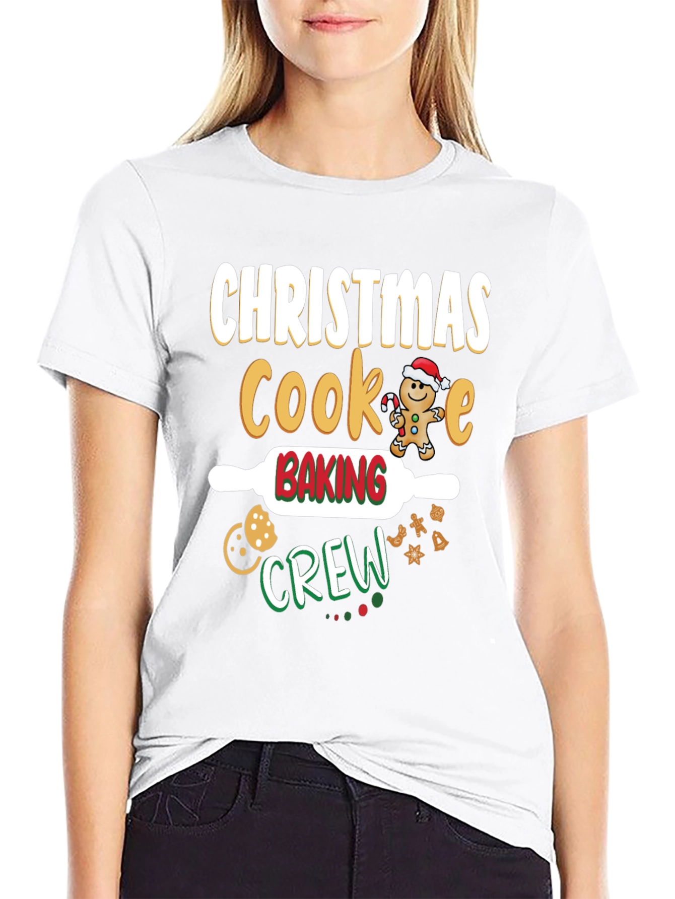 Christmas Cookie Baking Crew Graphic Tee