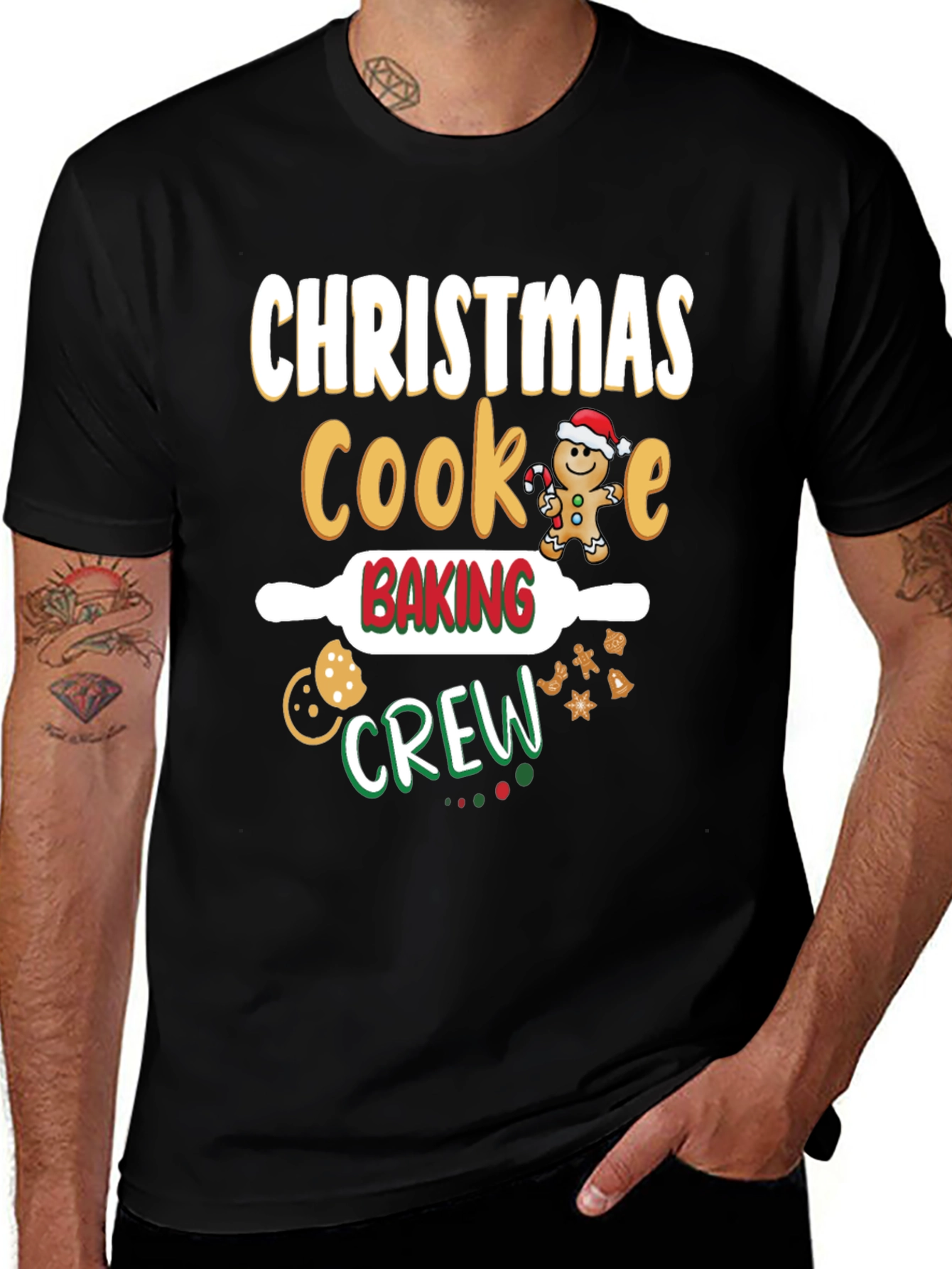 Christmas Cookie Baking Crew Graphic Tee