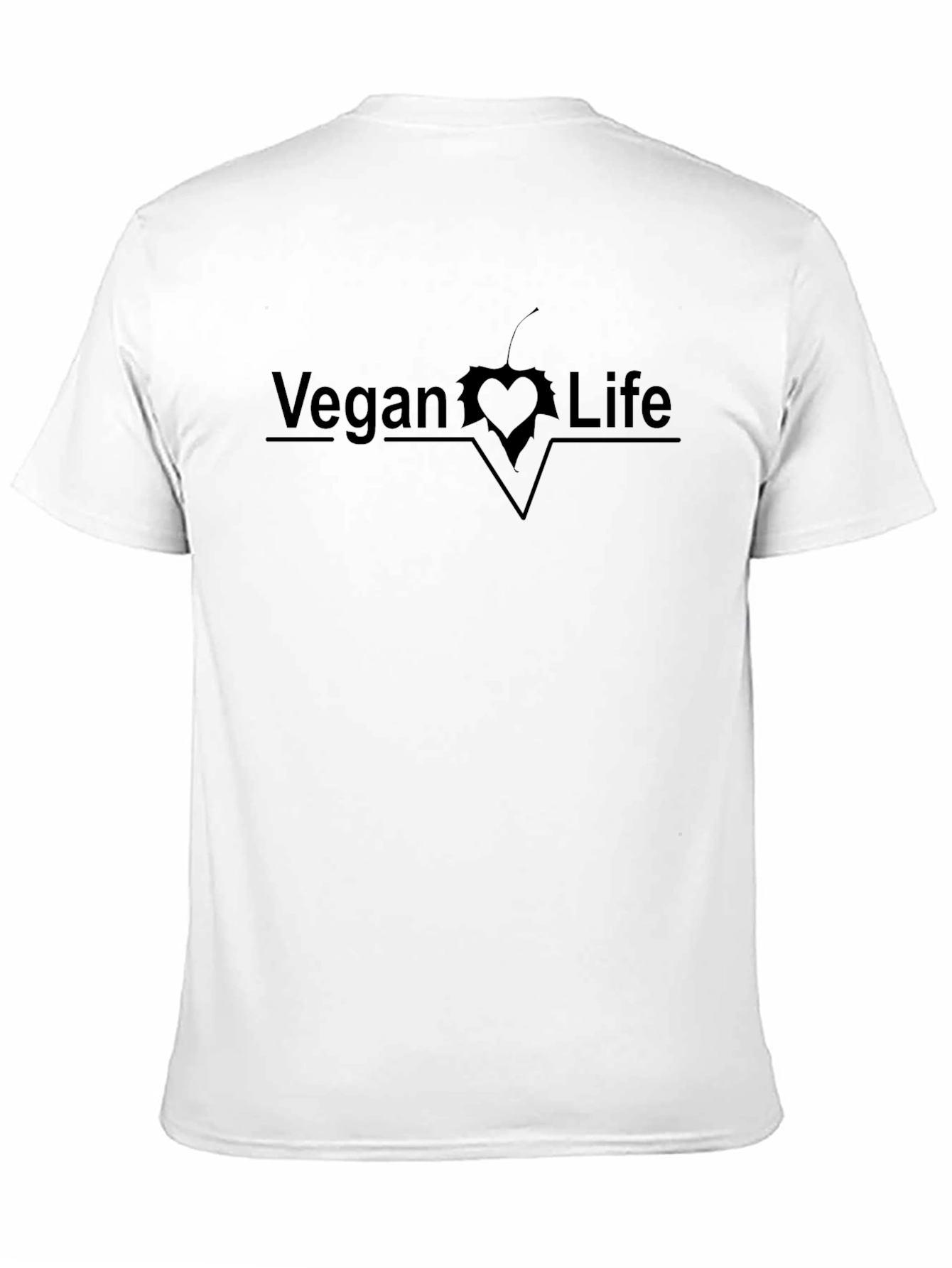 Vegan Life T-Shirt Short Sleeve Casual Wear