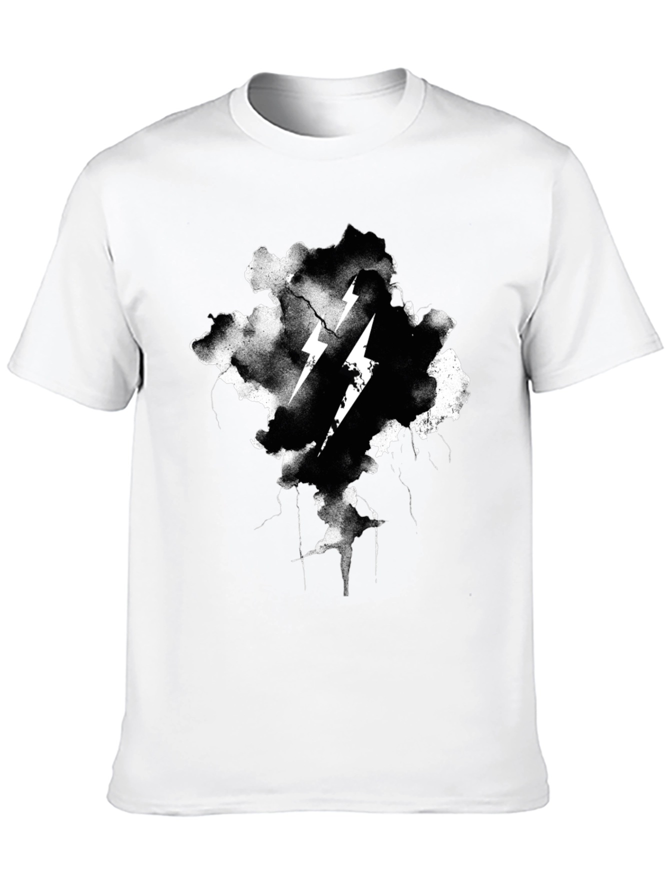 Thunderbolt Graphic Black T-Shirt