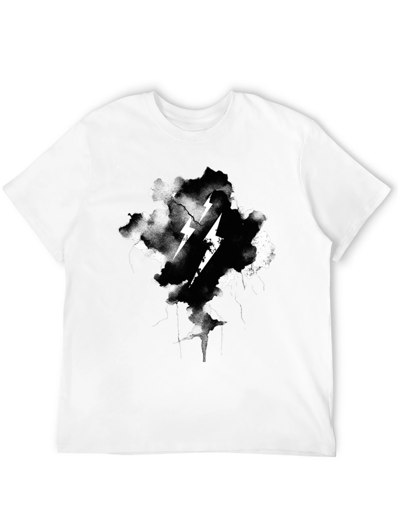Thunderbolt Graphic Black T-Shirt
