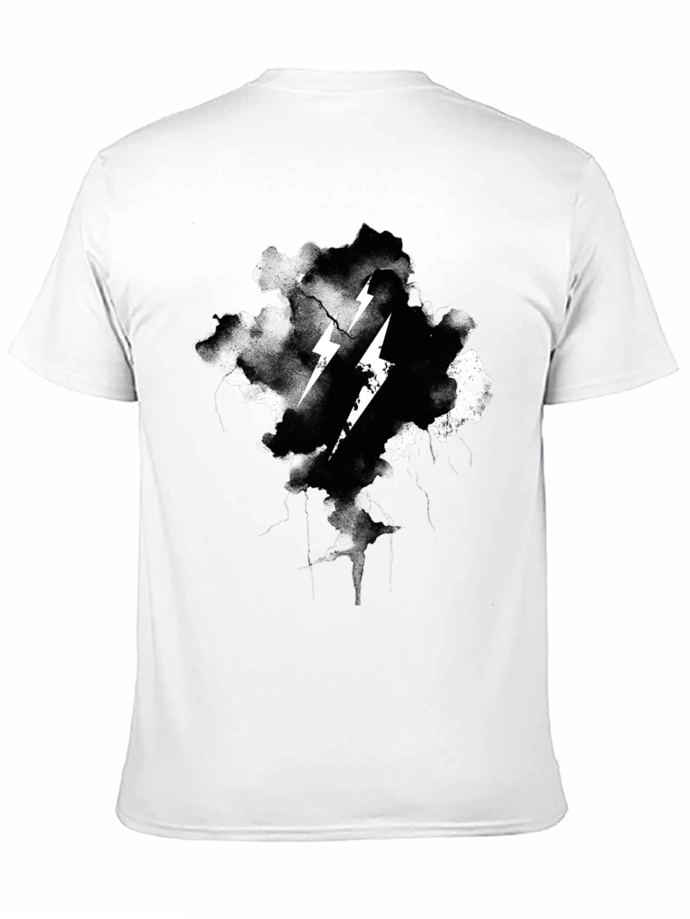Thunderbolt Graphic Black T-Shirt