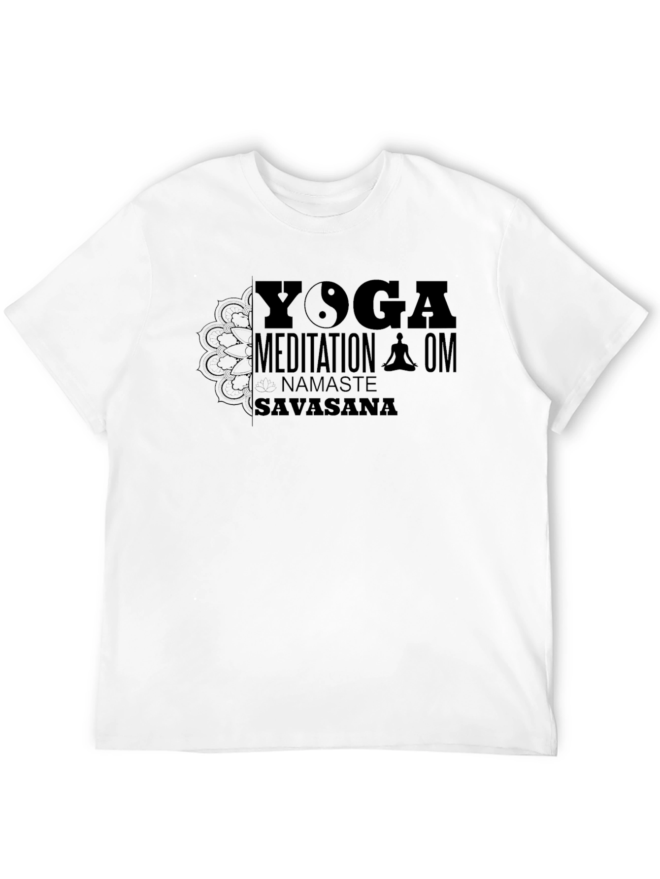 Yoga Meditation T-Shirt - Namaste Savasana OM