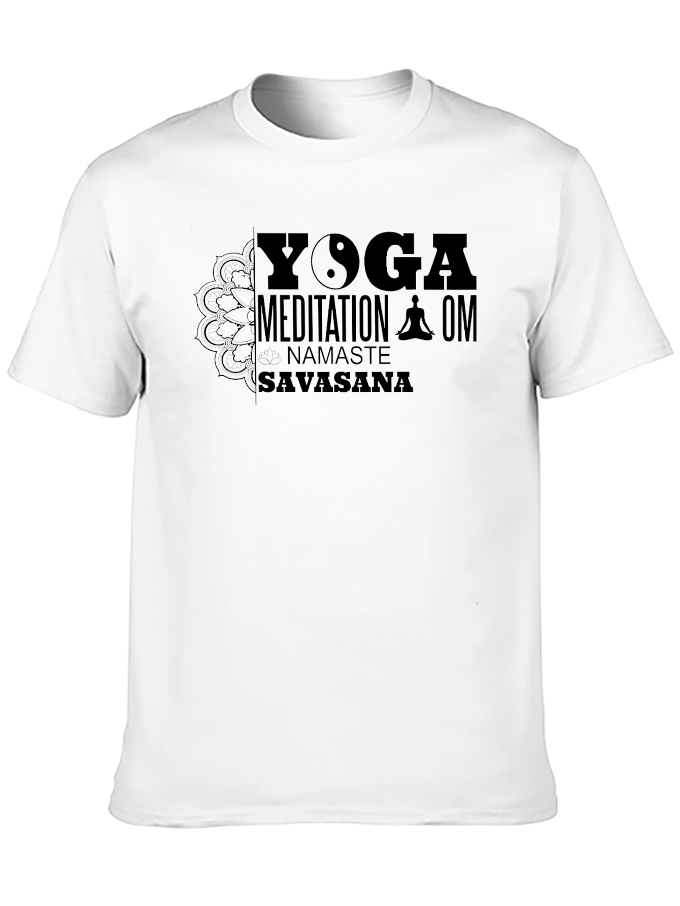 Yoga Meditation T-Shirt - Namaste Savasana OM