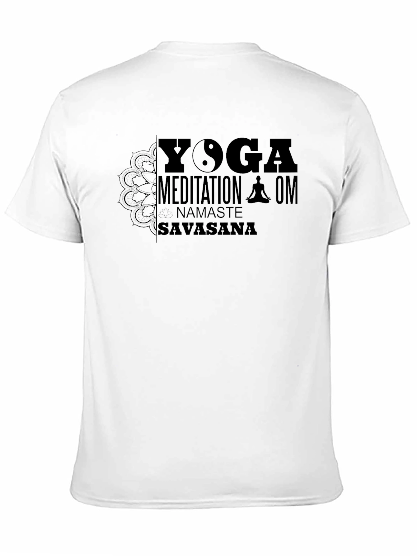 Yoga Meditation T-Shirt - Namaste Savasana OM