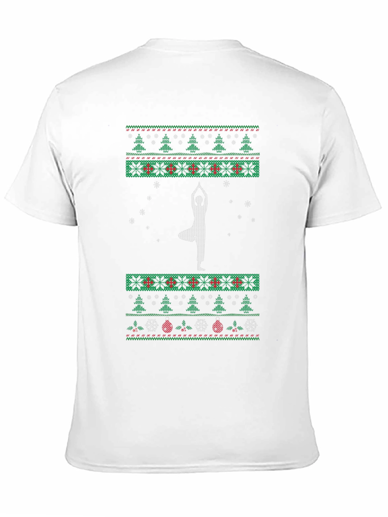 Yoga Christmas Tree Holiday T-Shirt