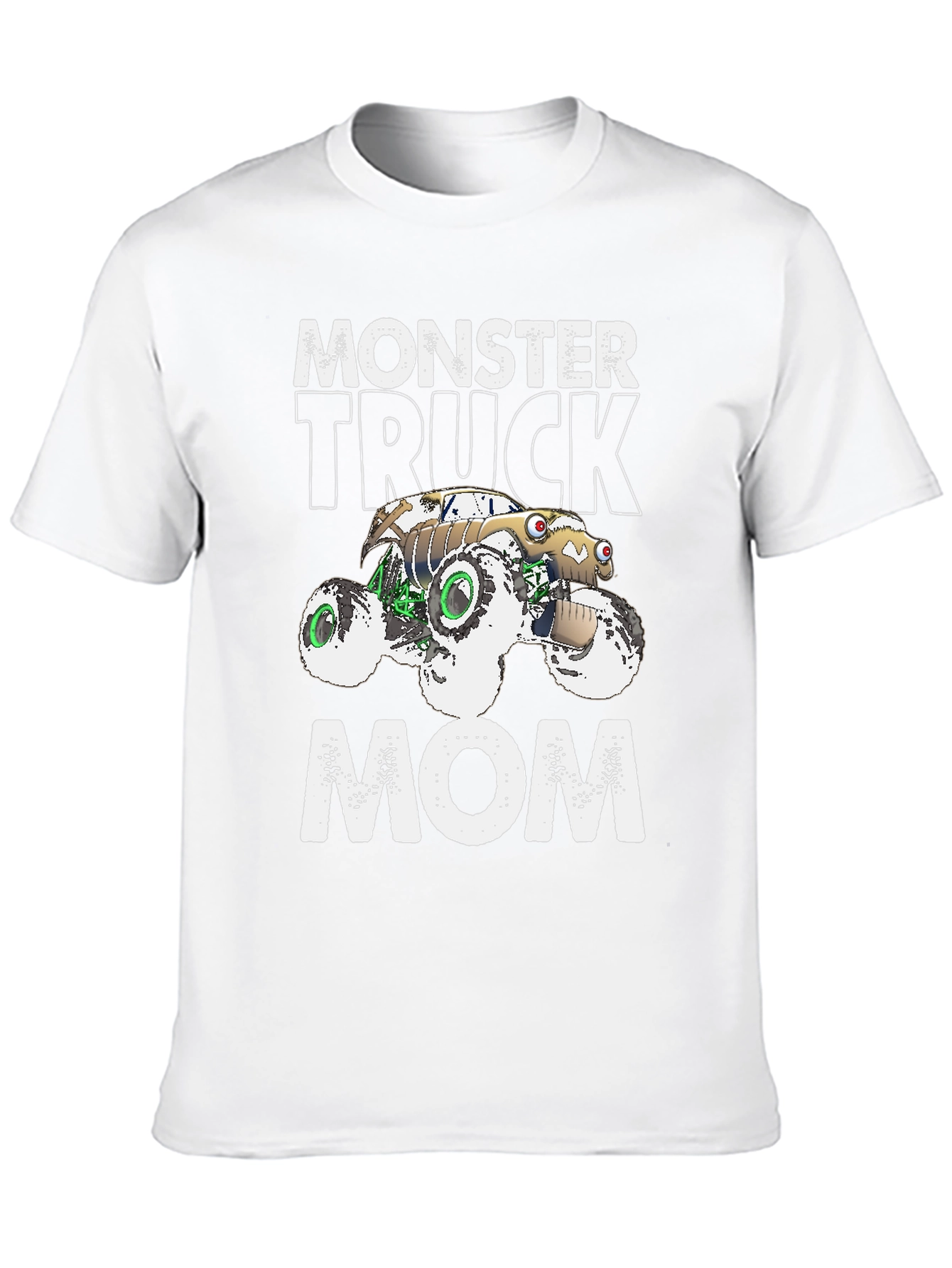 Monster Truck Mom Graphic Tee - Black