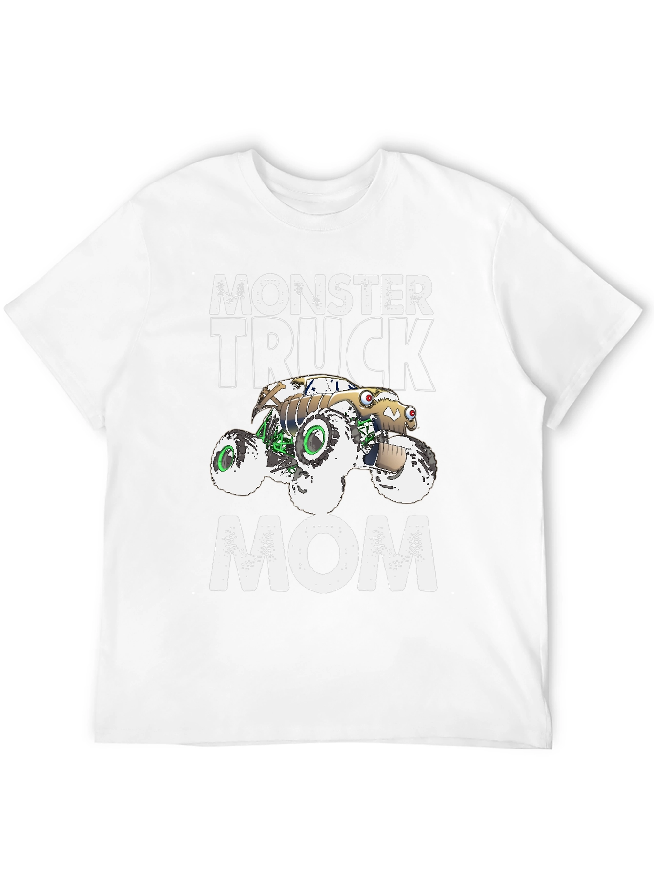 Monster Truck Mom Graphic Tee - Black