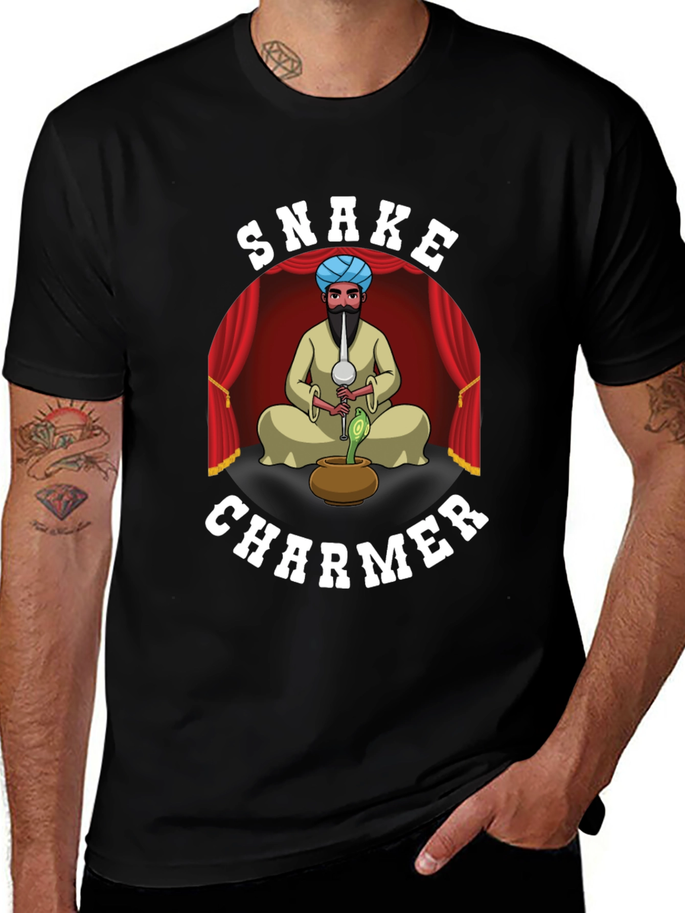 Snake Charmer Graphic Tee - Cool Unisex T-Shirt
