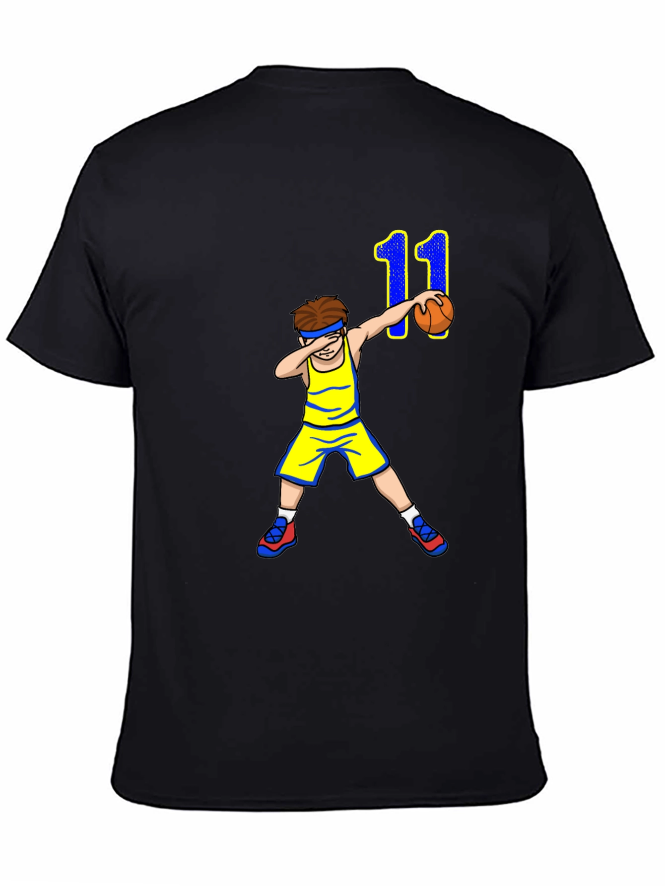 Basketball Boy T-Shirt - Dabbing Number 11