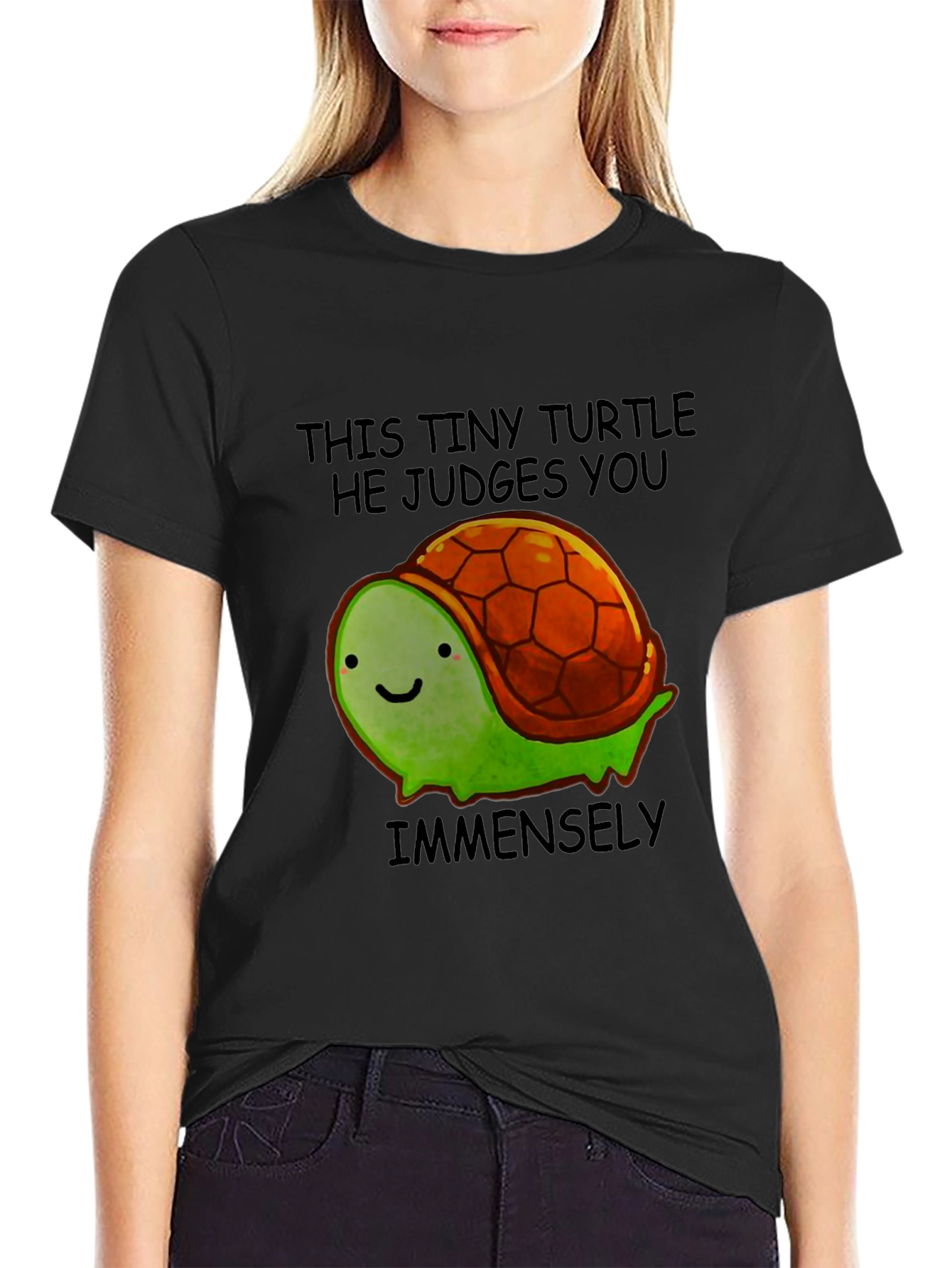 Tiny Turtle Judges You T-Shirt