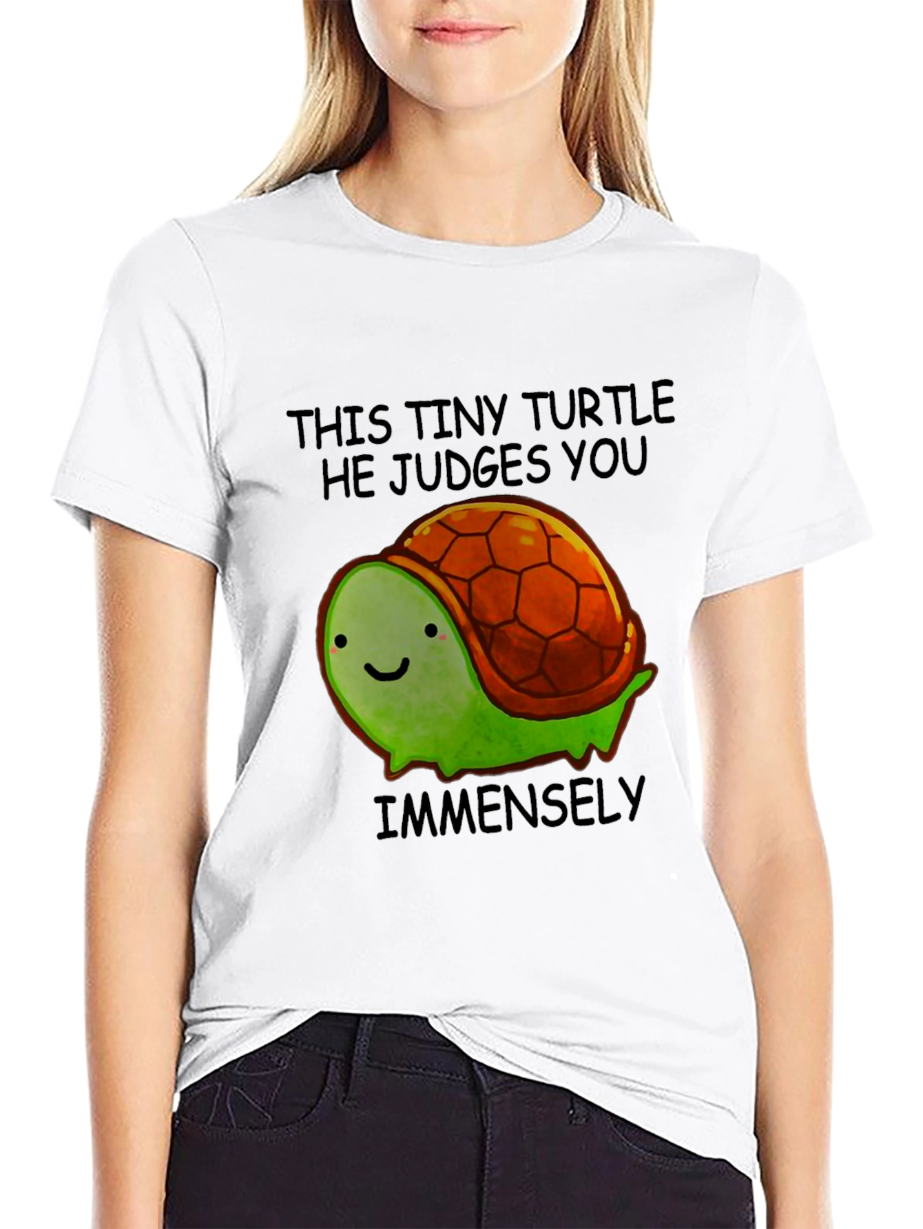 Tiny Turtle Judges You T-Shirt