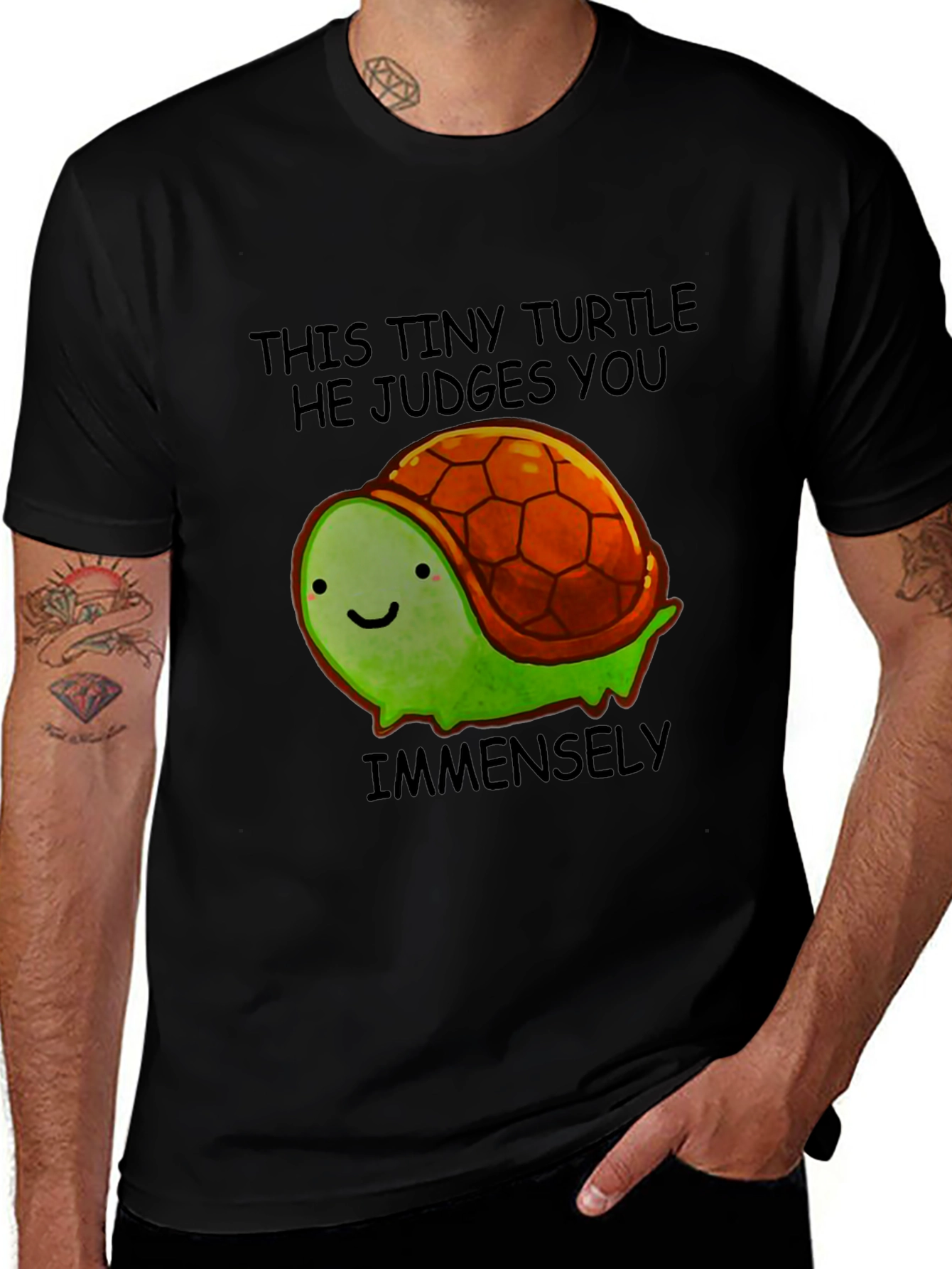 Tiny Turtle Judges You T-Shirt