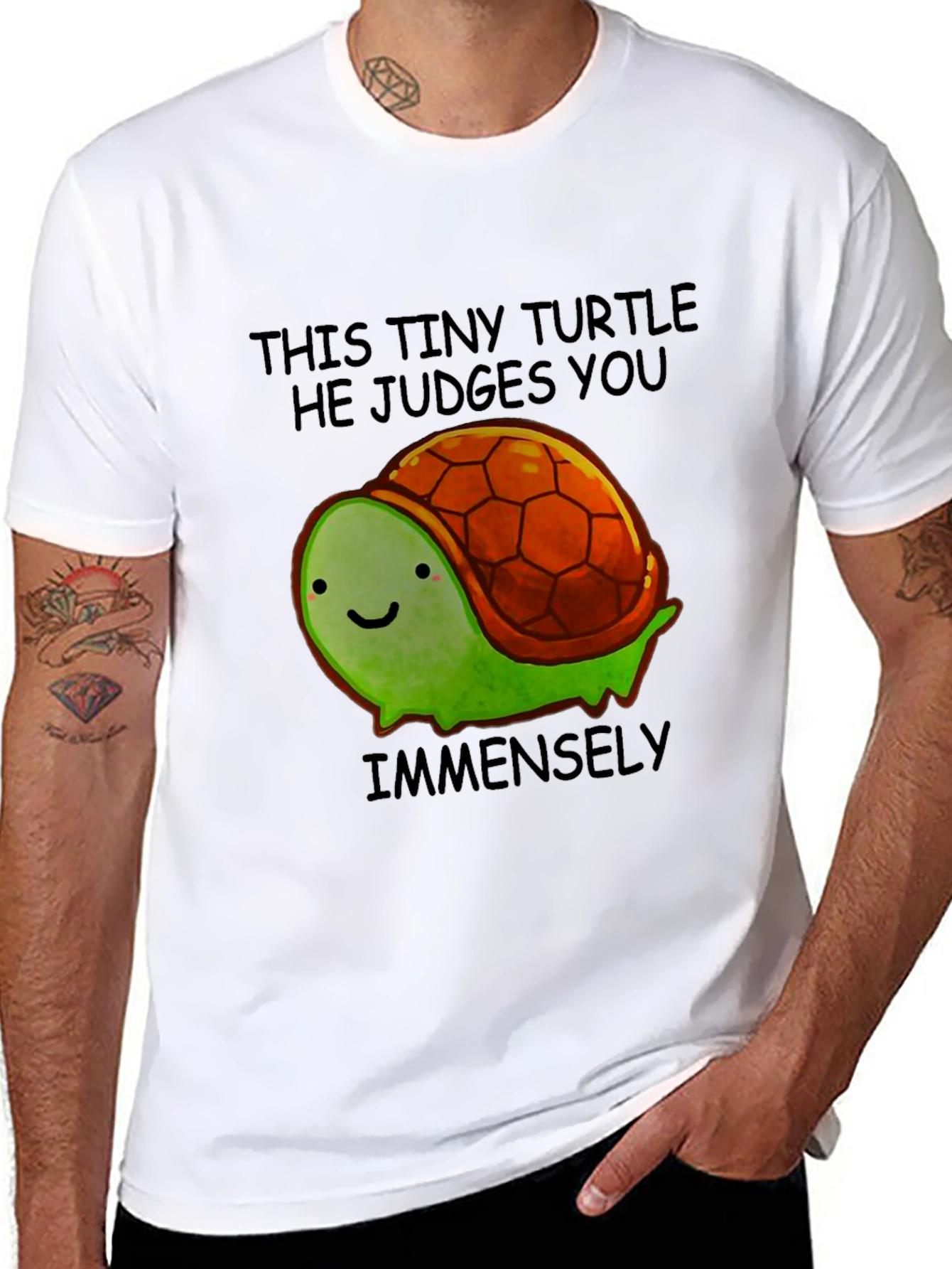 Tiny Turtle Judges You T-Shirt