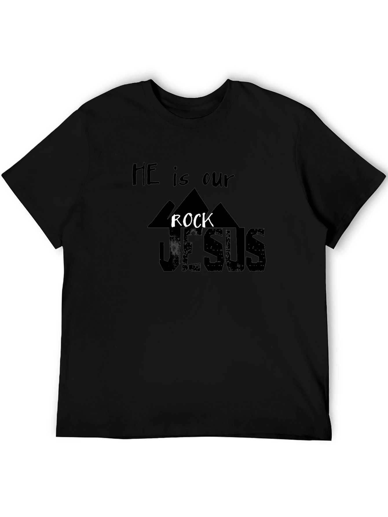He Is Our Rock JESUS Graphic T-Shirt