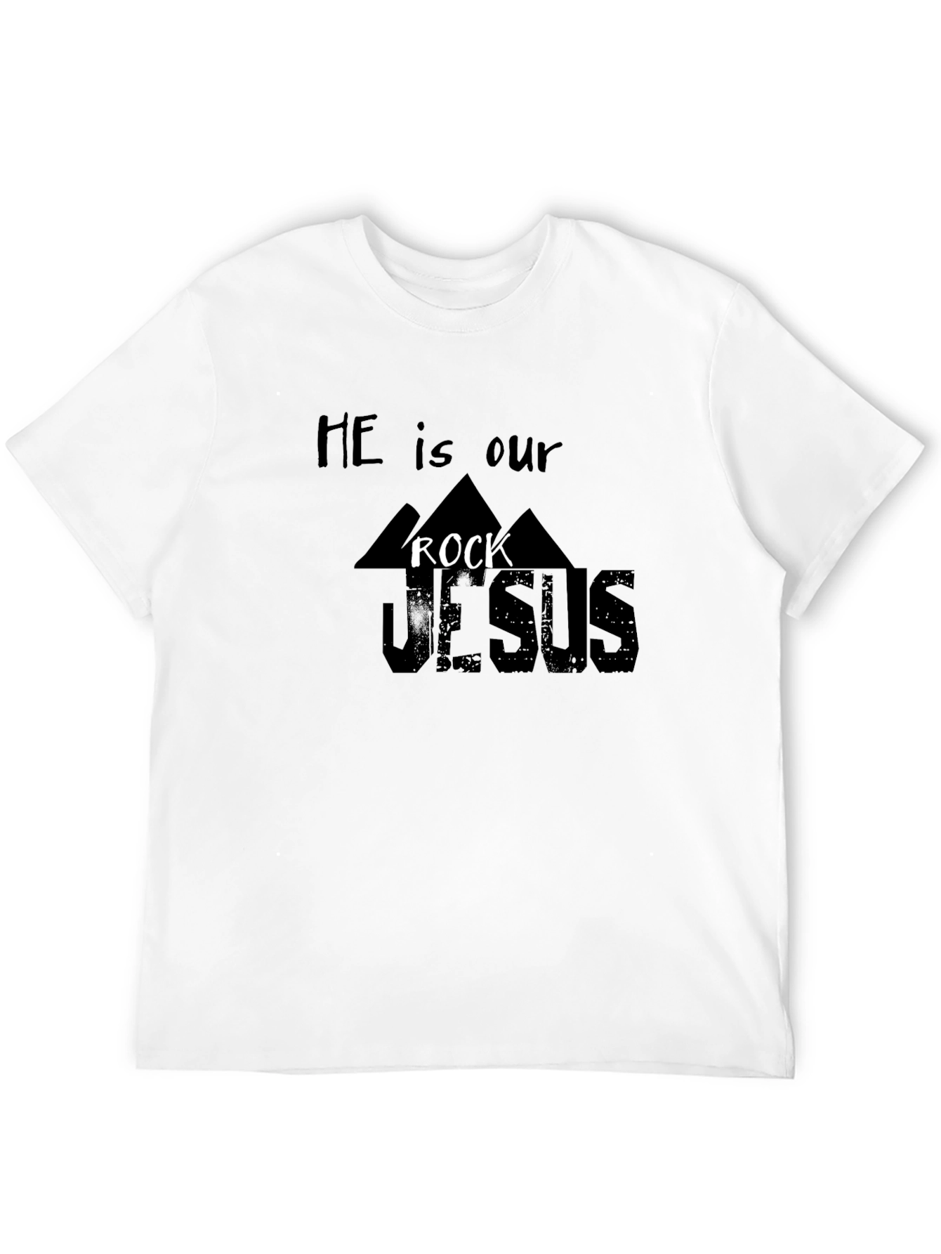He Is Our Rock JESUS Graphic T-Shirt