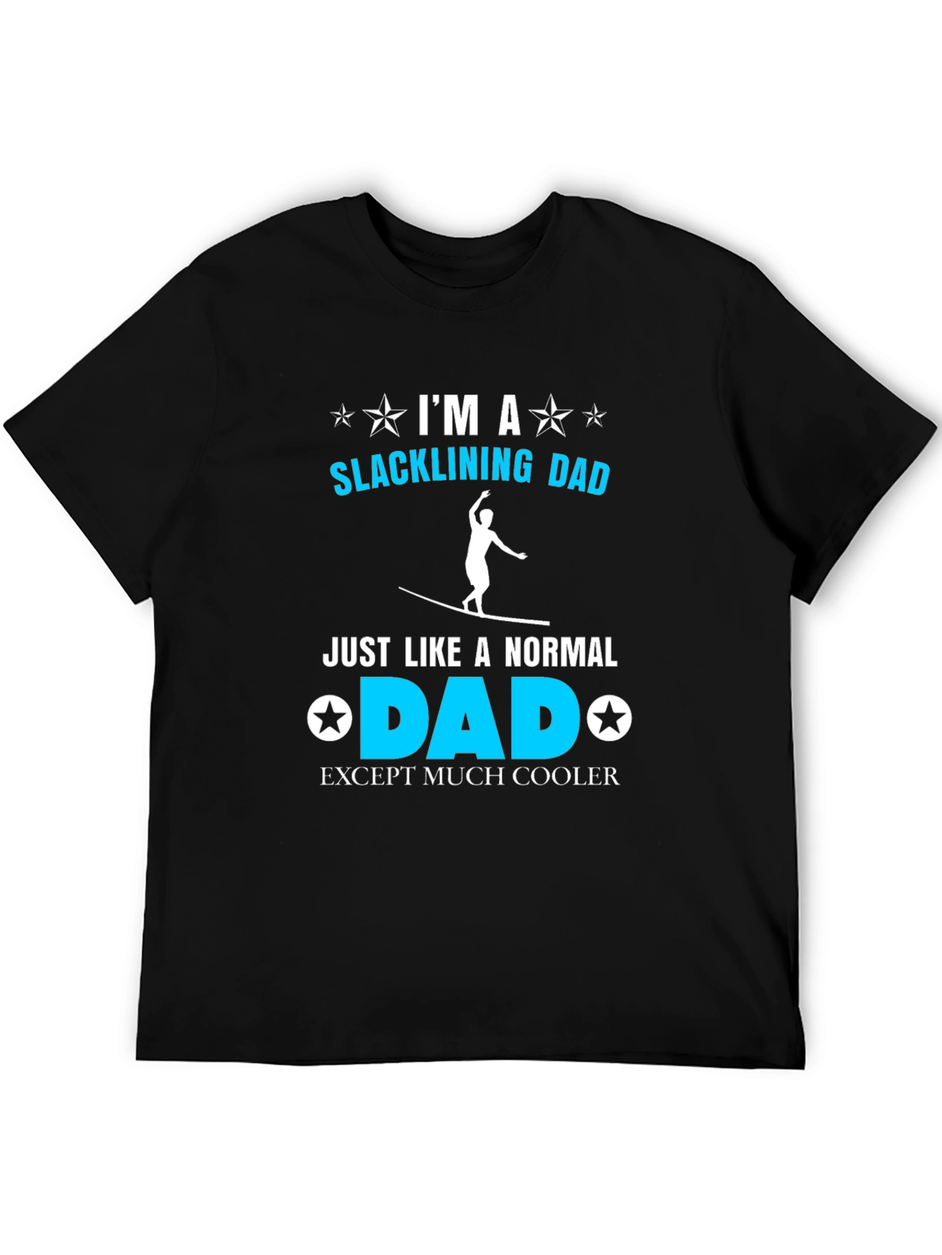 Slacklining Dad T-Shirt - Cool Dad Edition
