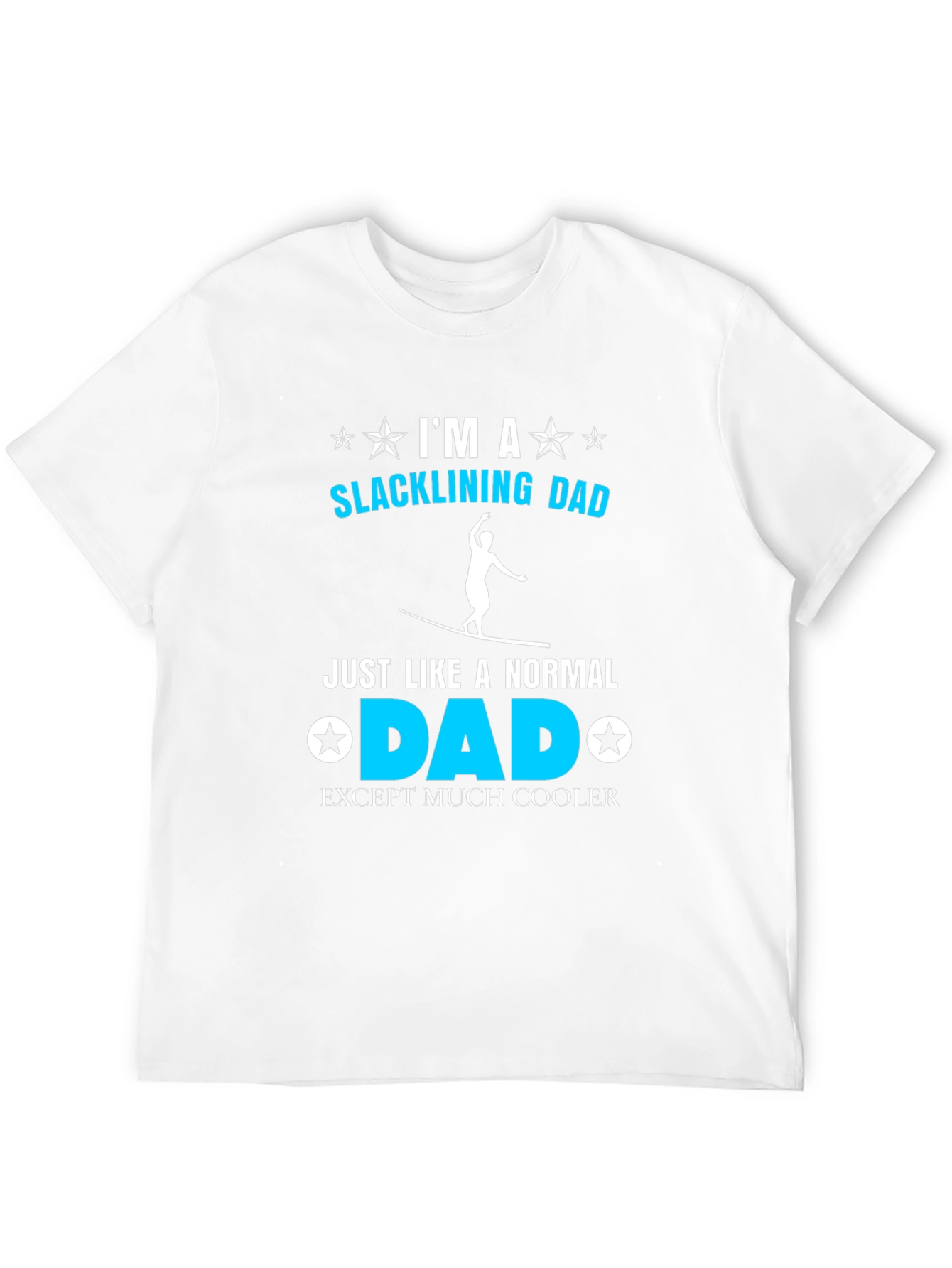 Slacklining Dad T-Shirt - Cool Dad Edition