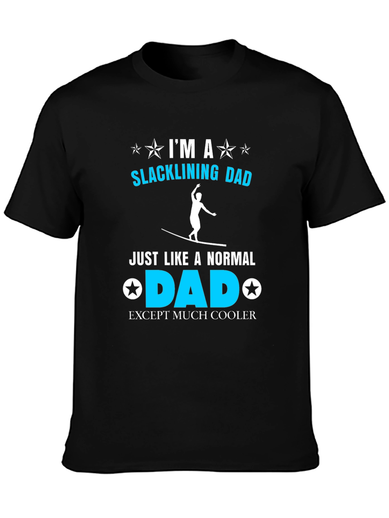 Slacklining Dad T-Shirt - Cool Dad Edition