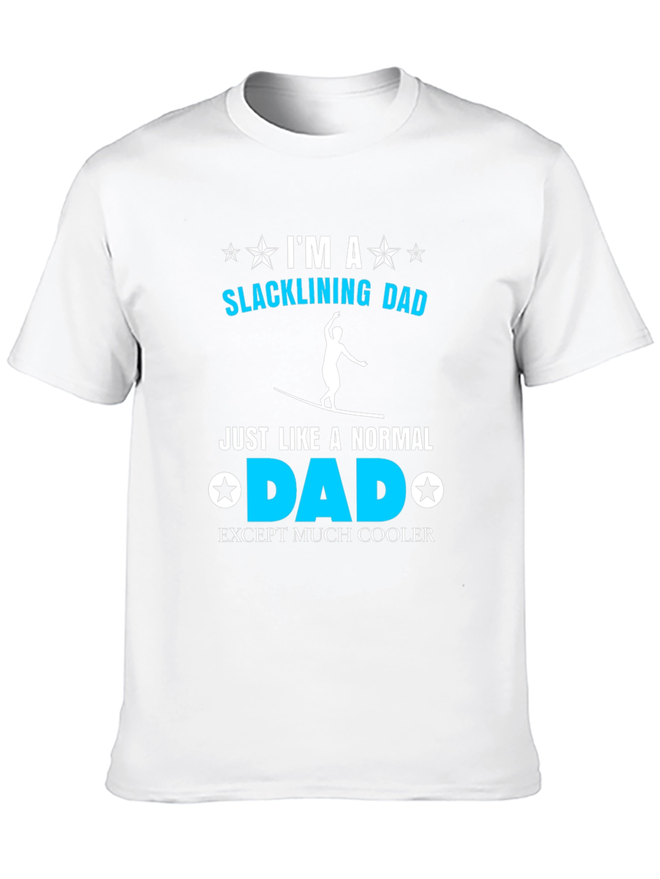 Slacklining Dad T-Shirt - Cool Dad Edition