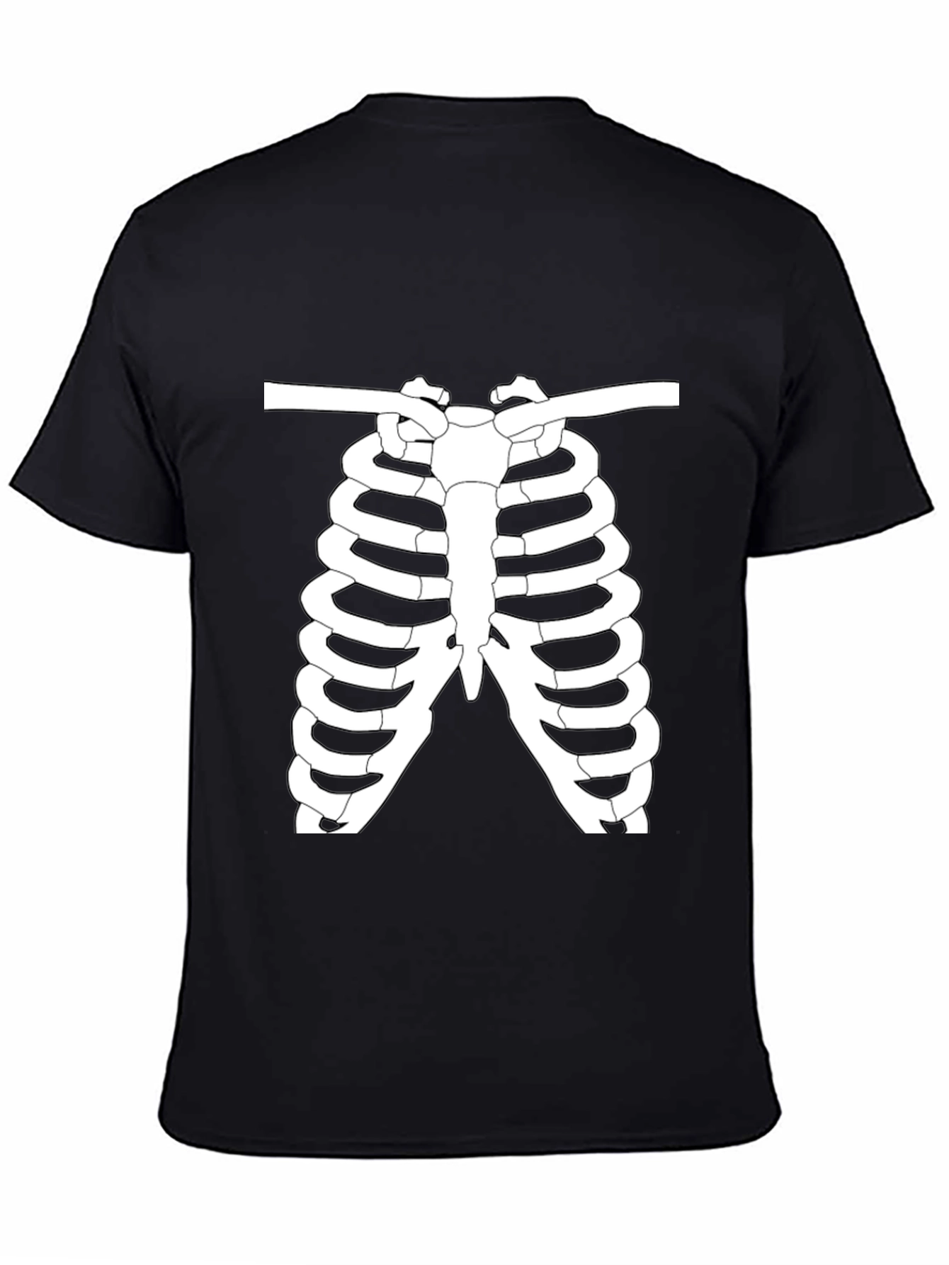 Skeleton Rib Cage Graphic T-Shirt