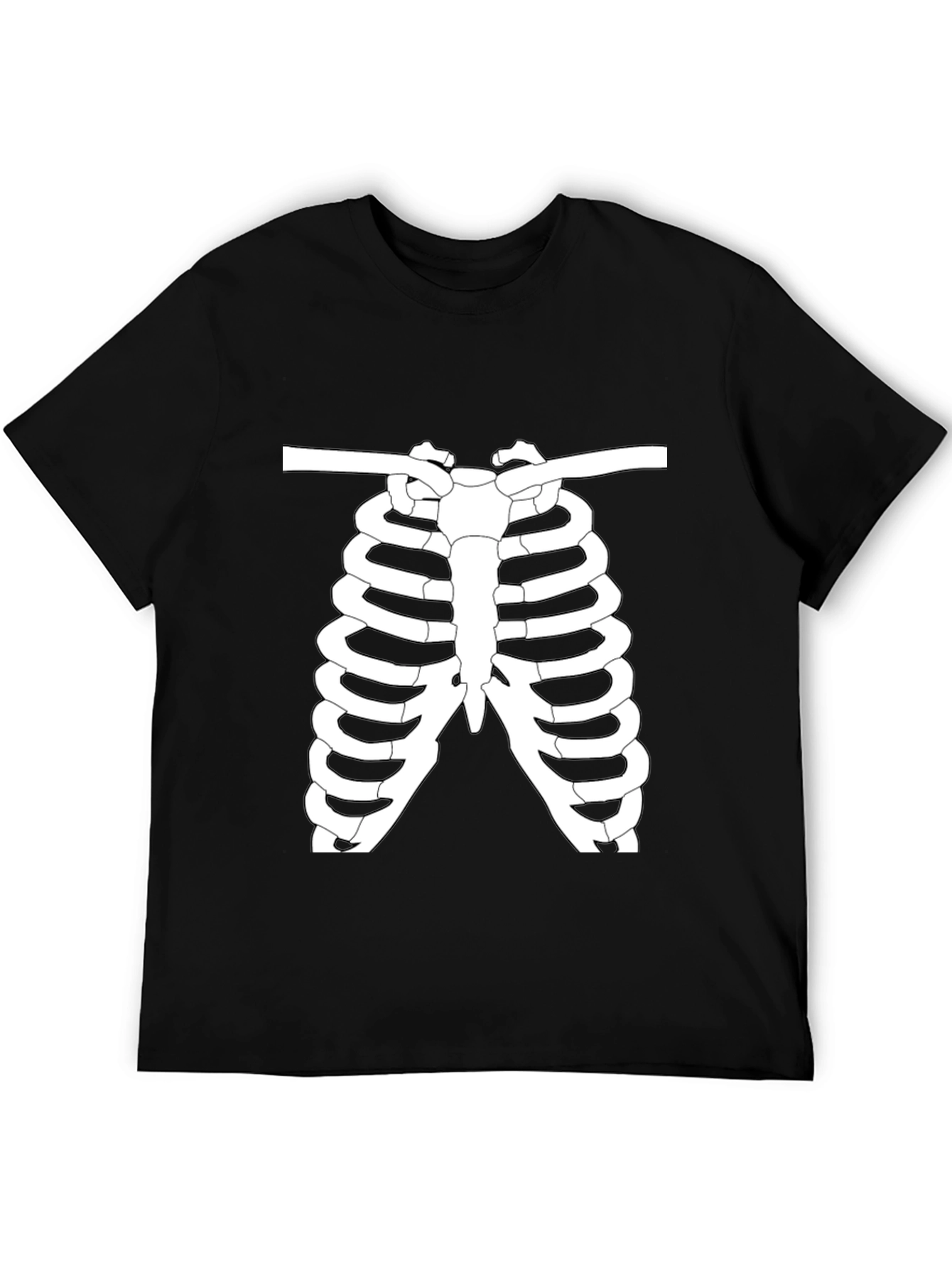 Skeleton Rib Cage Graphic T-Shirt